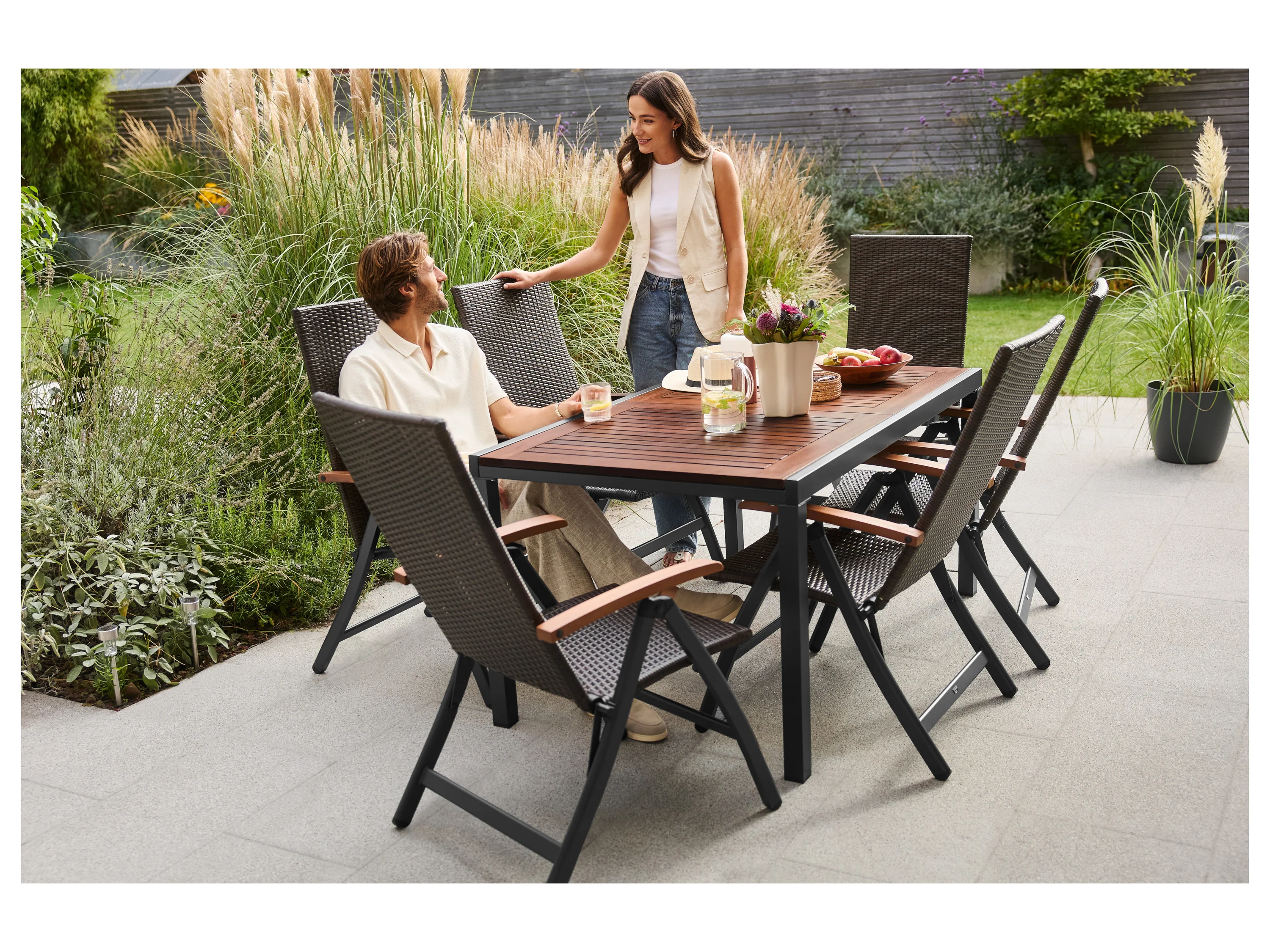 LIVARNO® Alu-Gartentisch »Valencia«, 143-194,5 x 90 x 74 cm – Bild 2 von 4