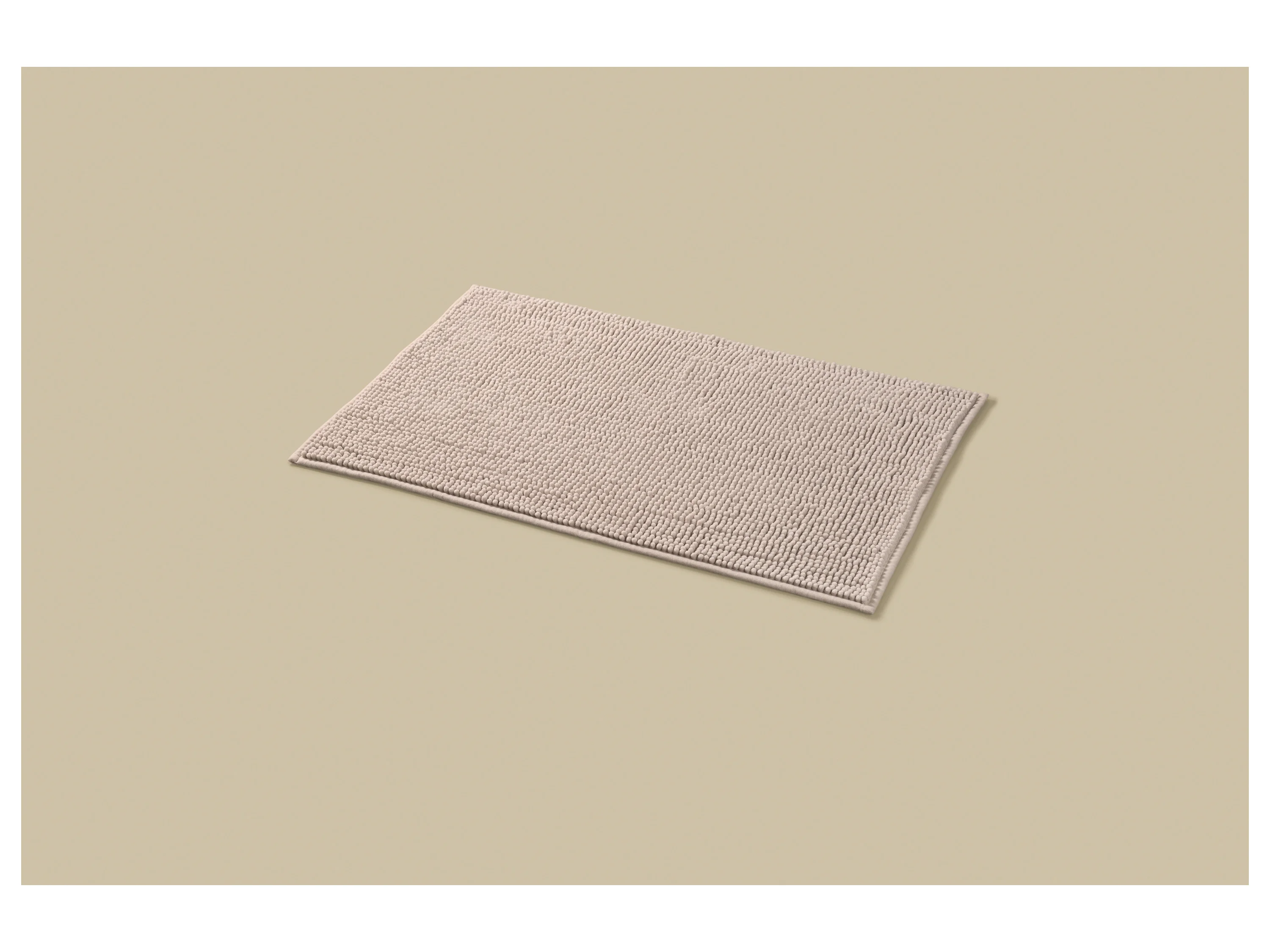 LIVARNO® Badematte Chenille Basic 50x80cm (Beige) – Bild 3 von 4