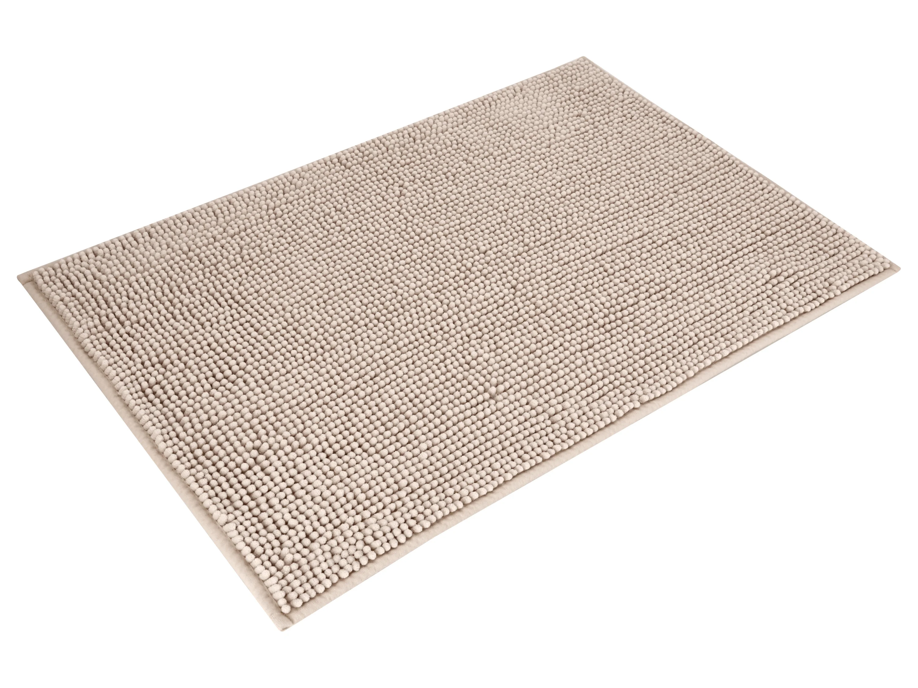 LIVARNO® Badematte Chenille Basic 50x80cm (Beige) – Bild 4 von 4