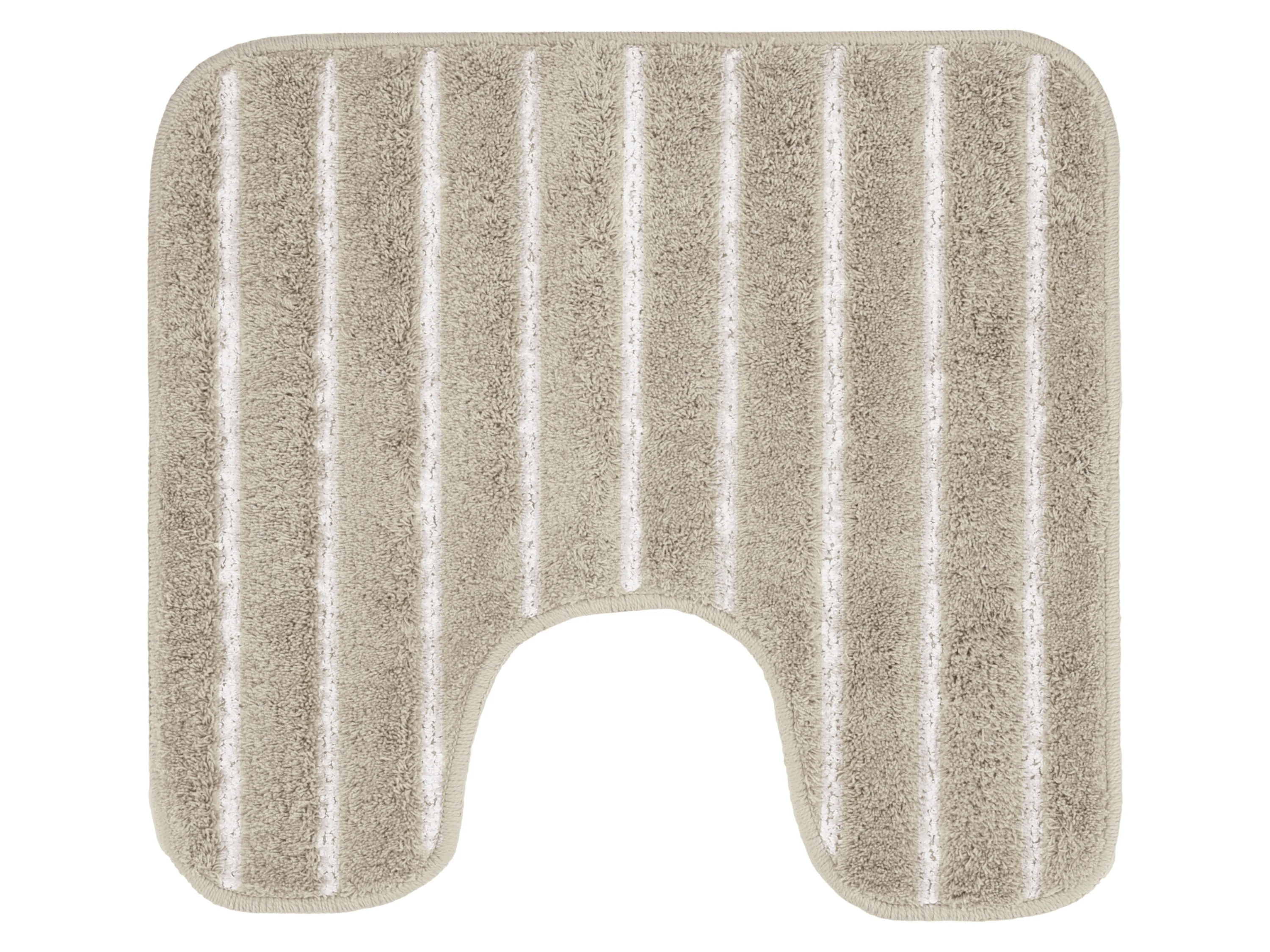 LIVARNO® Badezimmergarnitur-Set (mit WC-Ausschnitt, Beige) – Bild 4 von 4