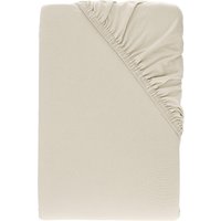 LIVARNO® Bi-Elastic-Boxspring-Spannbettlaken, 90-100 x 200 cm, Steghöhe bis 10 cm (Beige)