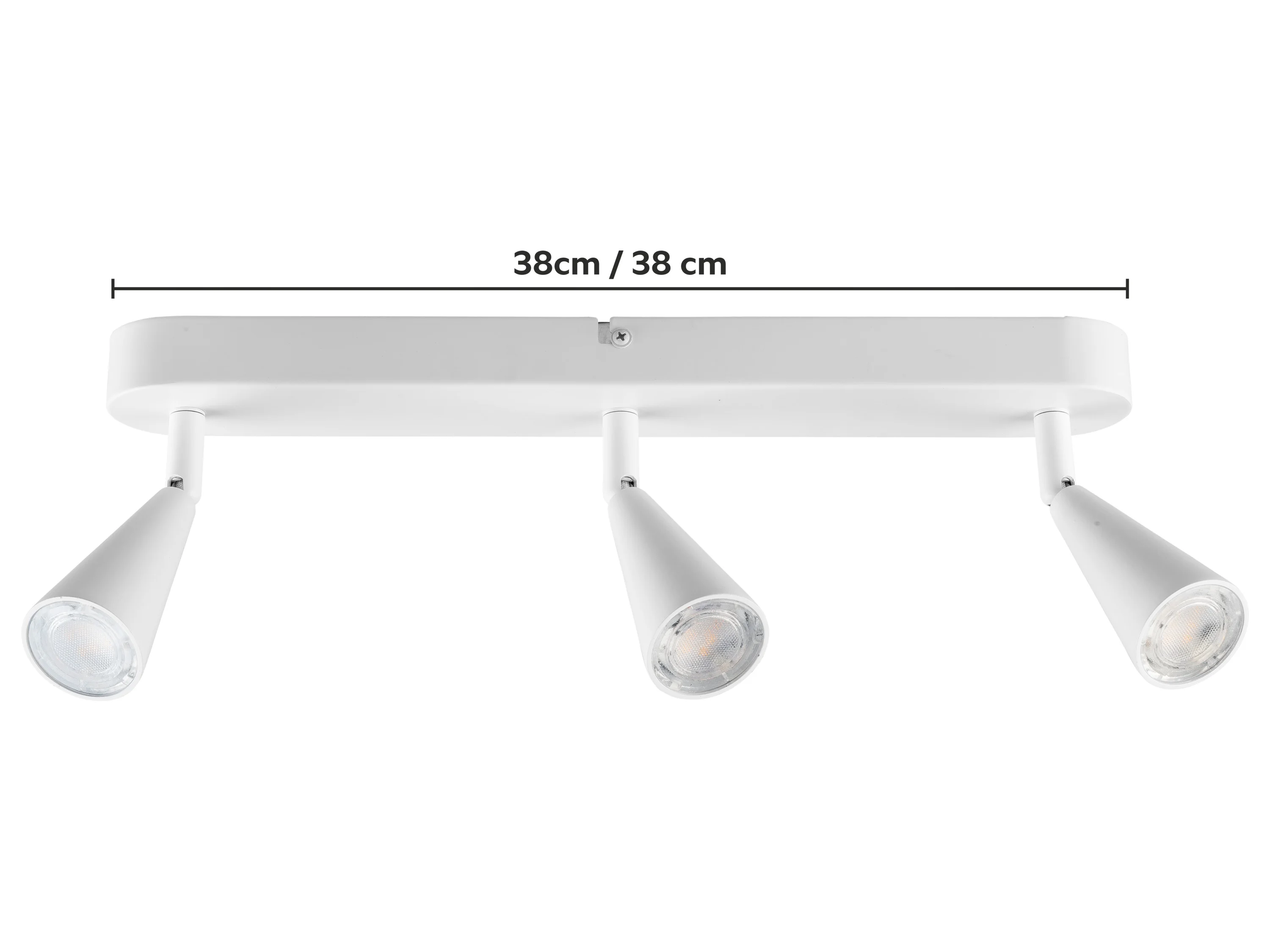 LIVARNO® Deckenspot / Wand-/Deckenschiene 3flammig FREYA (Deckenschienenleuchte, Weiß) – Bild 4 von 4