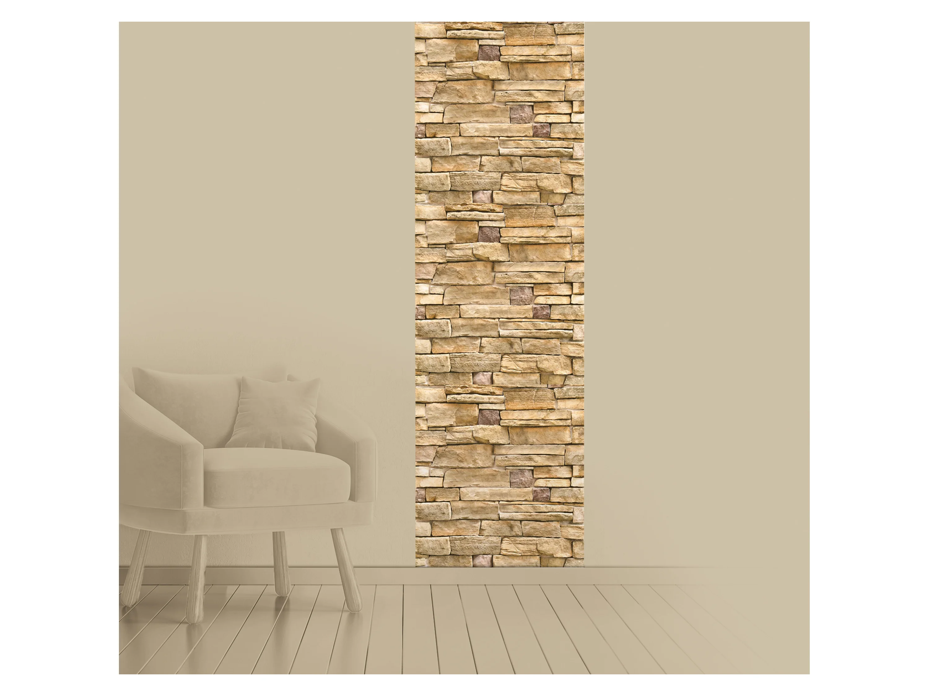 LIVARNO® Deko-Folie, 0,45 x 10 m (Mauer Sand) – Bild 2 von 2