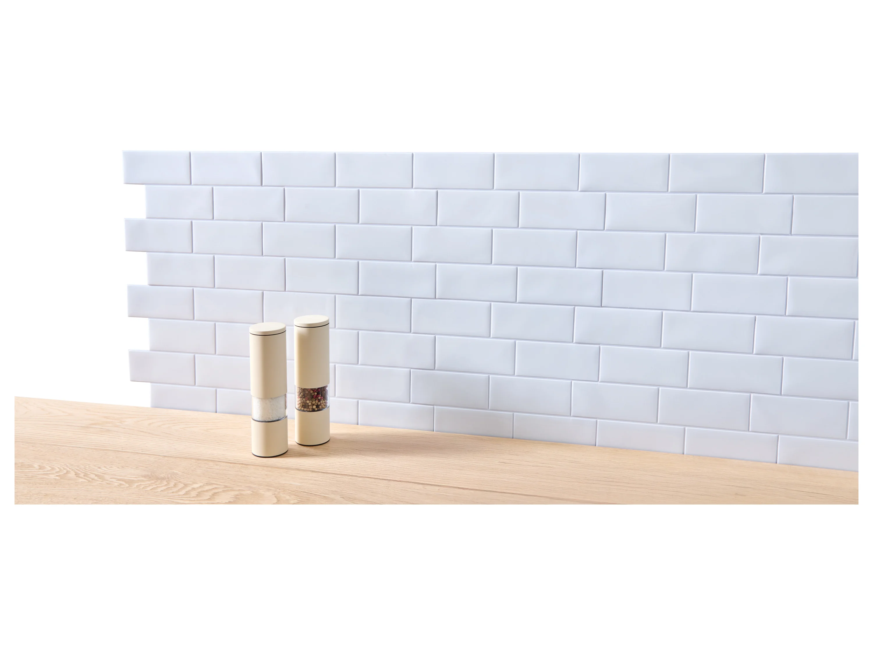 LIVARNO® Deko-Wandfliesen, 10 Stück, selbstklebend (Weiß) – Bild 3 von 3