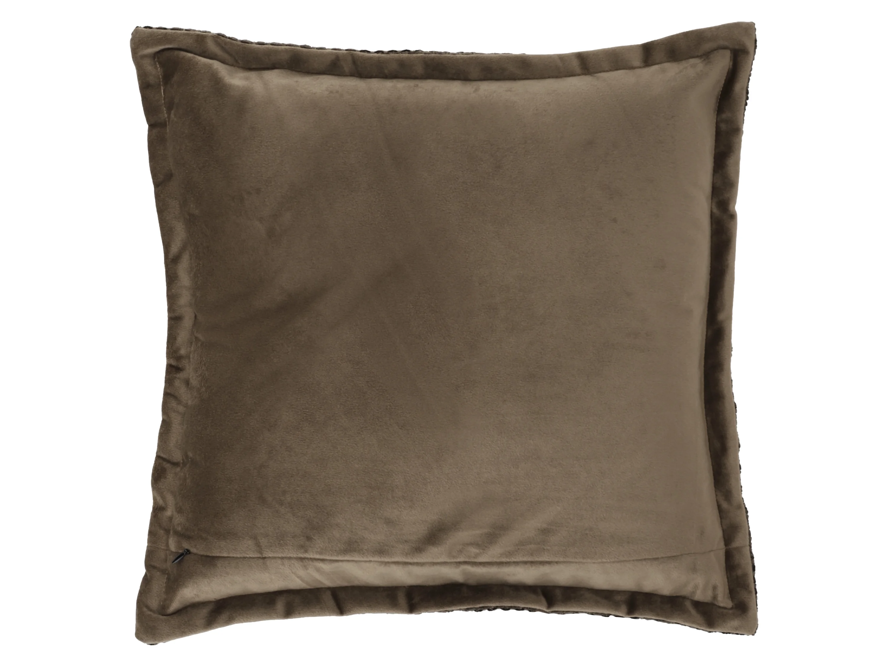 LIVARNO® Dekokissen, 45 x 45 cm (Struktur braun) – Bild 3 von 4