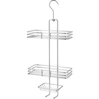 LIVARNO® Duschablage (mit Haken chrom)
