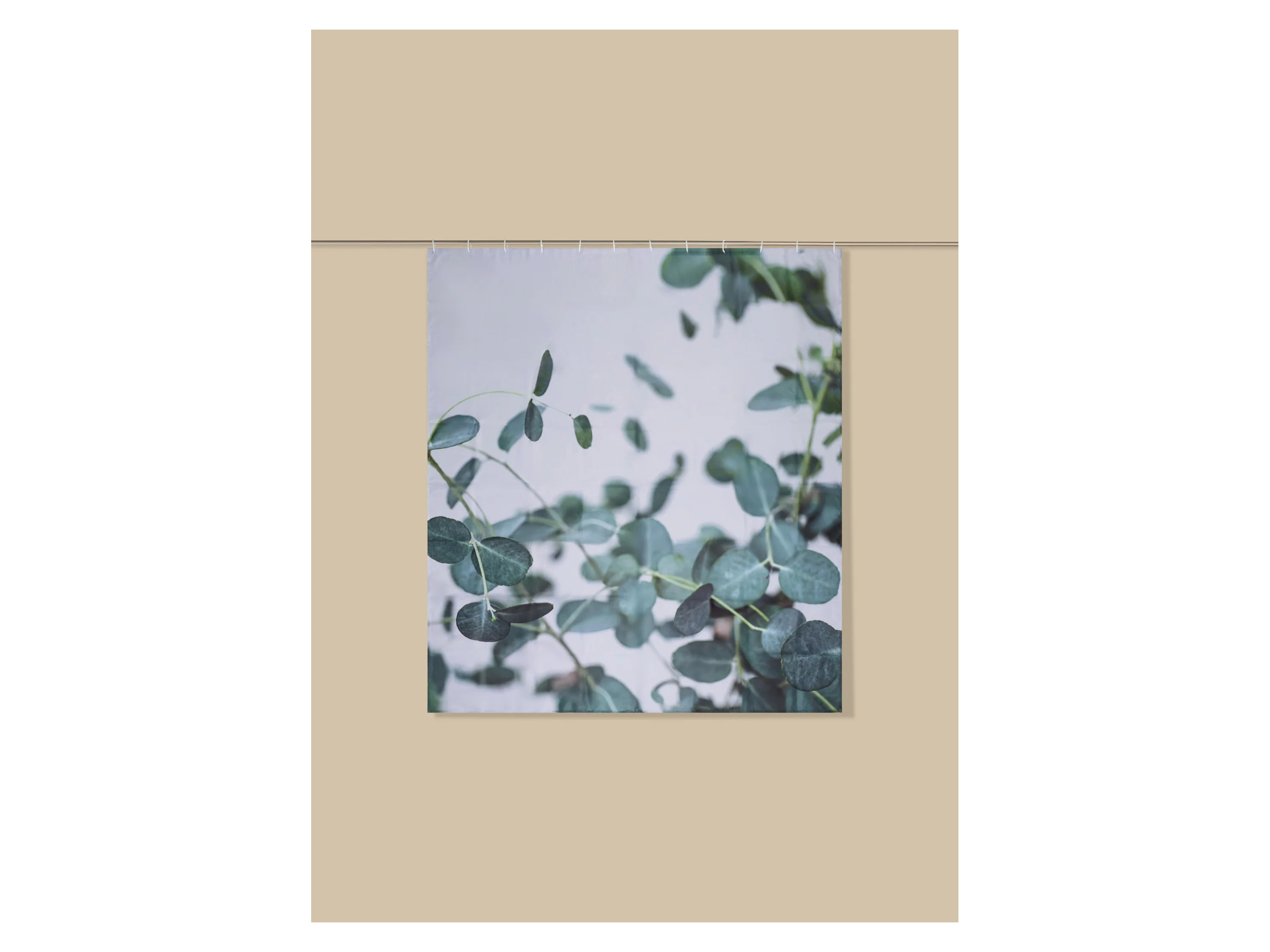 LIVARNO® Duschvorhang, 180 x 200 cm (Blätter) – Bild 3 von 4