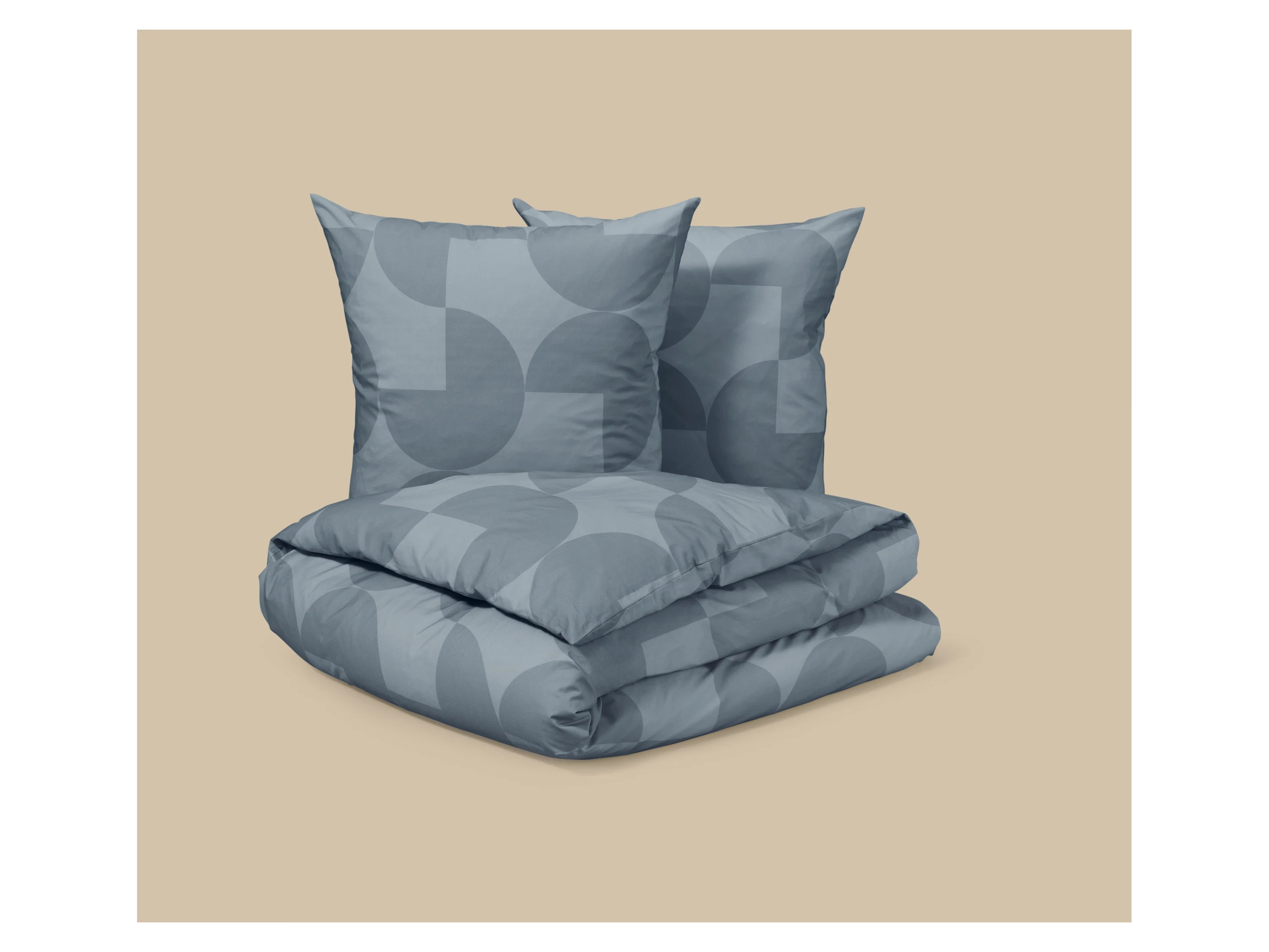 LIVARNO® Edel-Renforcé-Bettwäsche, 200 x 220 cm (Blau) – Bild 2 von 3