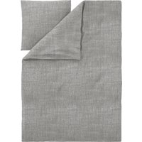 LIVARNO® Feinbiber-Bettwäsche, 155 x 220 cm (Anthrazit)