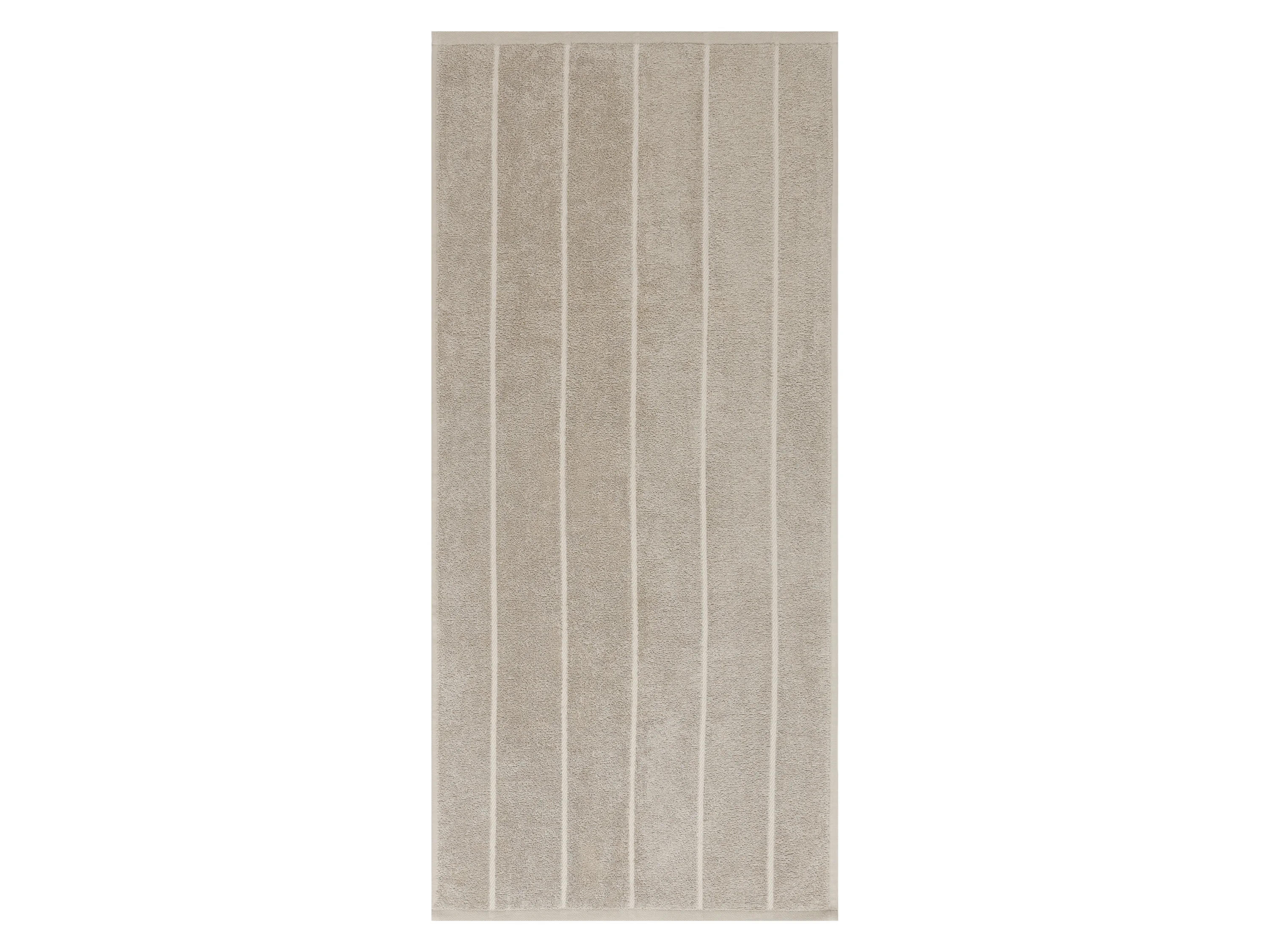 LIVARNO® Frottier-Duschtuch, 70 x 140 cm (Beige) – Bild 3 von 4