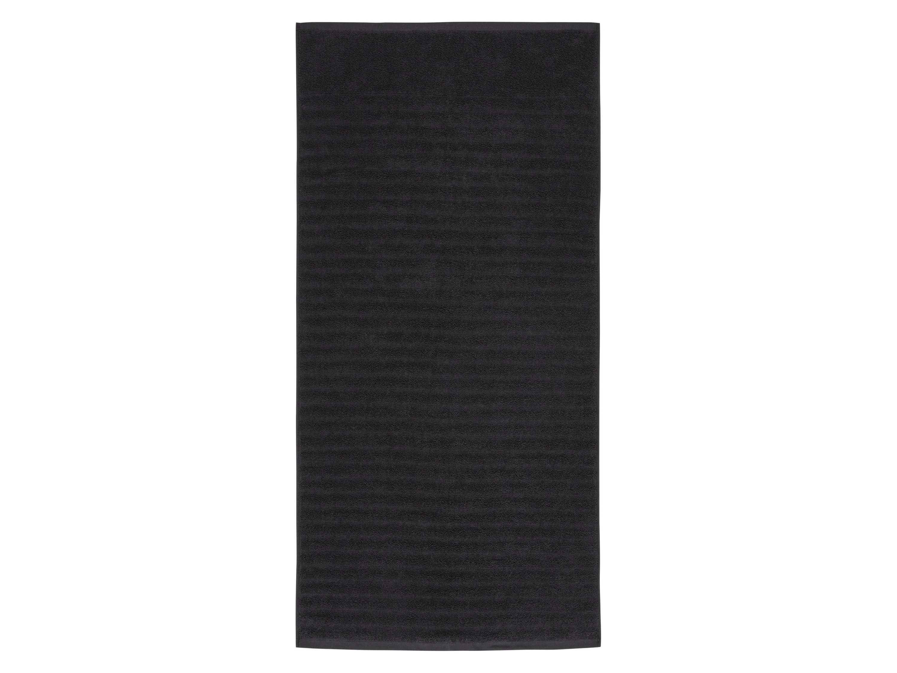LIVARNO® Frottier-Handtücher, 2 Stück, 50 x 100 cm (Schwarz) – Bild 2 von 2