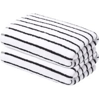 LIVARNO® Frottier-Handtücher, 2 Stück, 50 x 100 cm (Weiß)