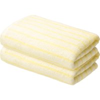 LIVARNO® Frottier-Handtücher, 2 Stück, 50 x 100 cm (Gelb)
