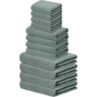 LIVARNO® Frottier-Set, 12-teilig (Grün)
