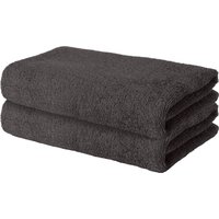 LIVARNO® Handtuch Basic Glatt (Grau)
