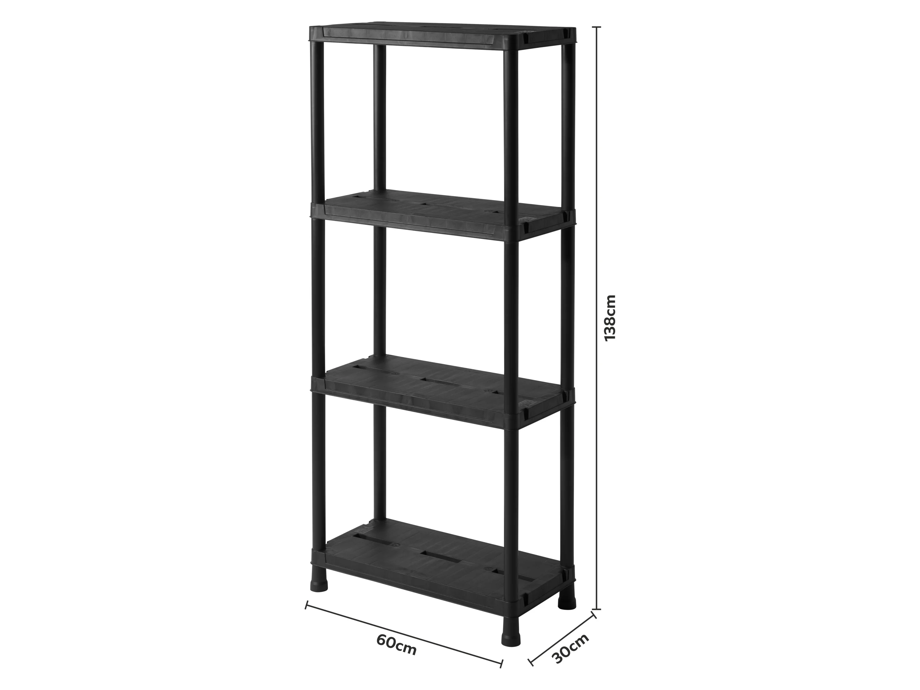 LIVARNO® Haushaltsregal, 60 x 138 x 30 cm – Bild 4 von 4
