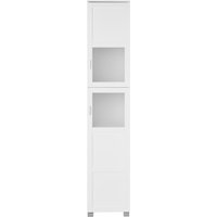 LIVARNO HOME Bad-Hochschrank »Basel«, mit 2 Glasrahmentüren