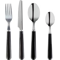 LIVARNO HOME Besteck-Set mit Kunststoffgriff, 24-teilig (Schwarz)