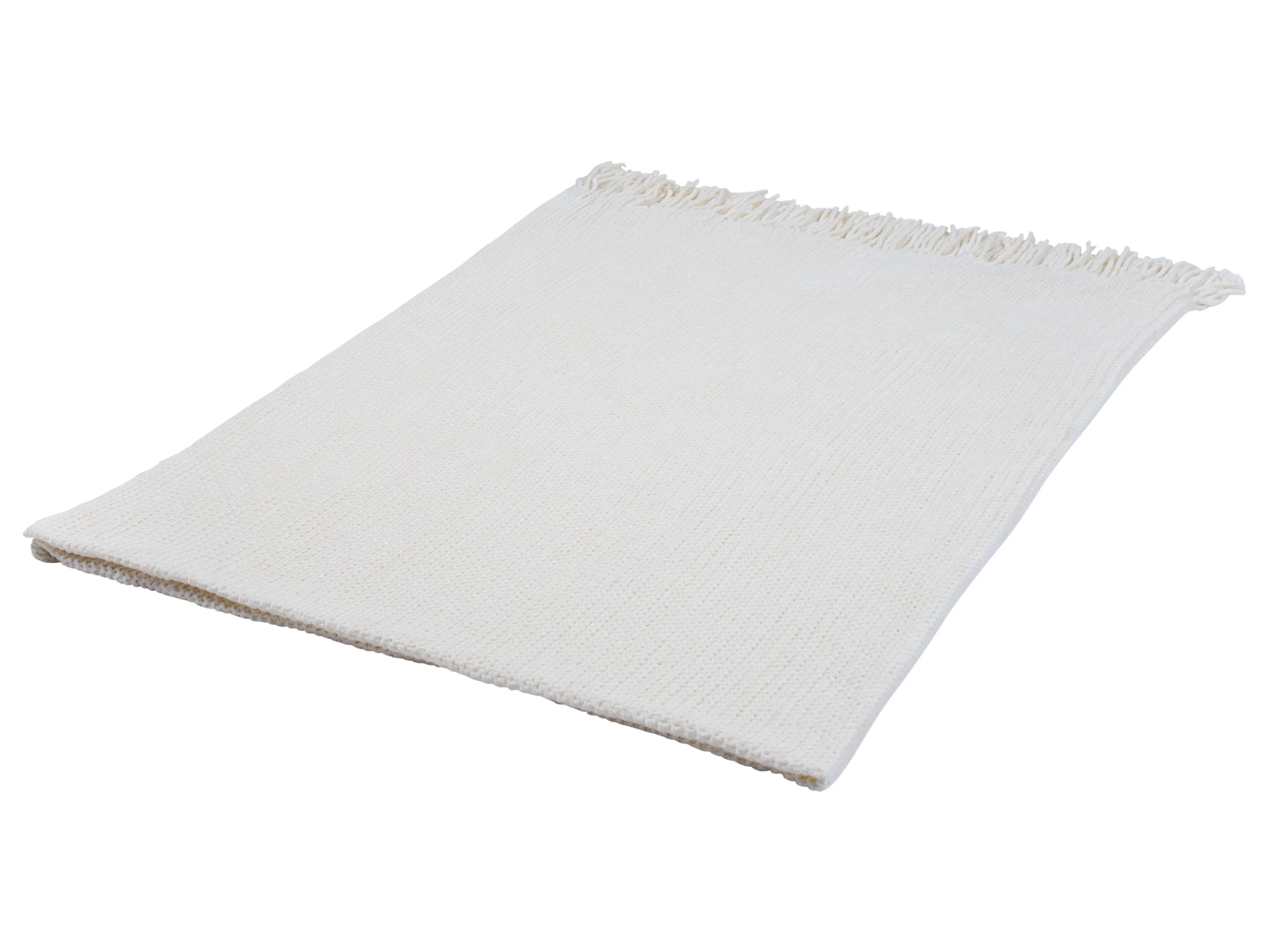 LIVARNO HOME Chenille-Plaid (Beige) – Bild 3 von 4