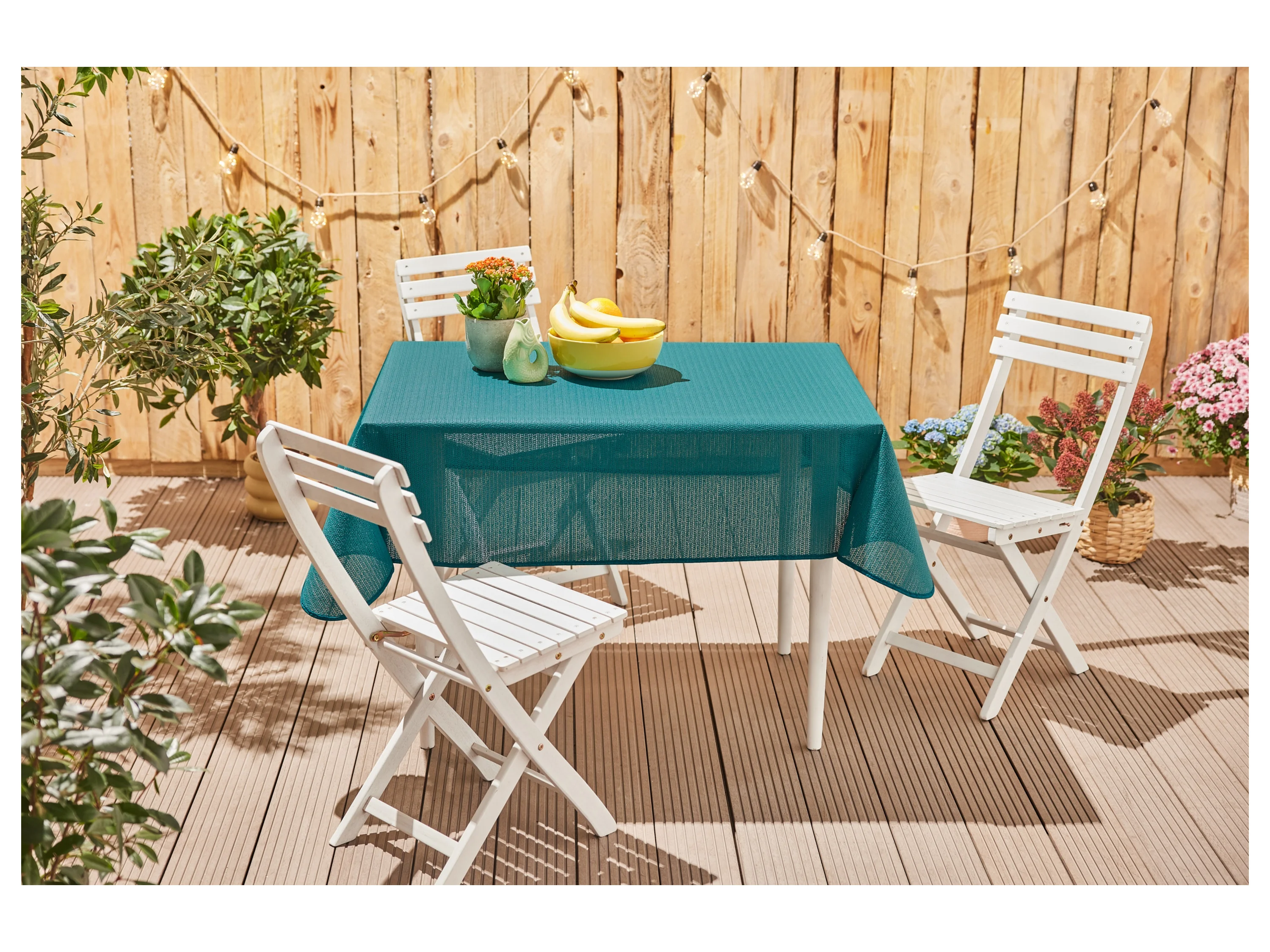 LIVARNO HOME Gartentischdecke rund (Eckig, Grün) – Bild 2 von 4