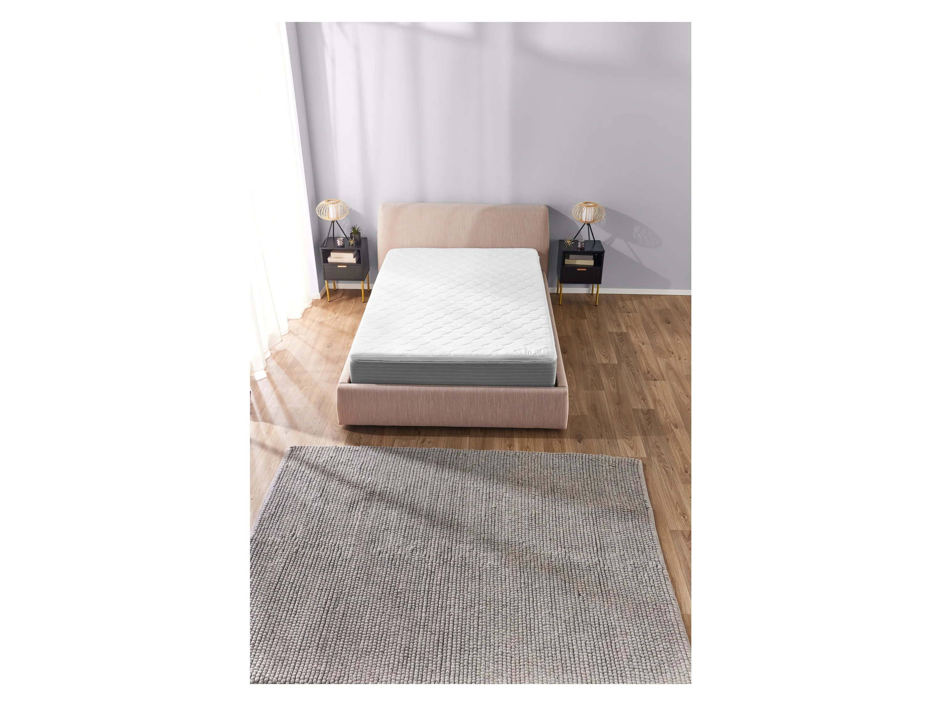 LIVARNO HOME Gelschaum-Matratzentopper, 140 x 200 cm, Anti-Rutsch-Effekt – Bild 2 von 4