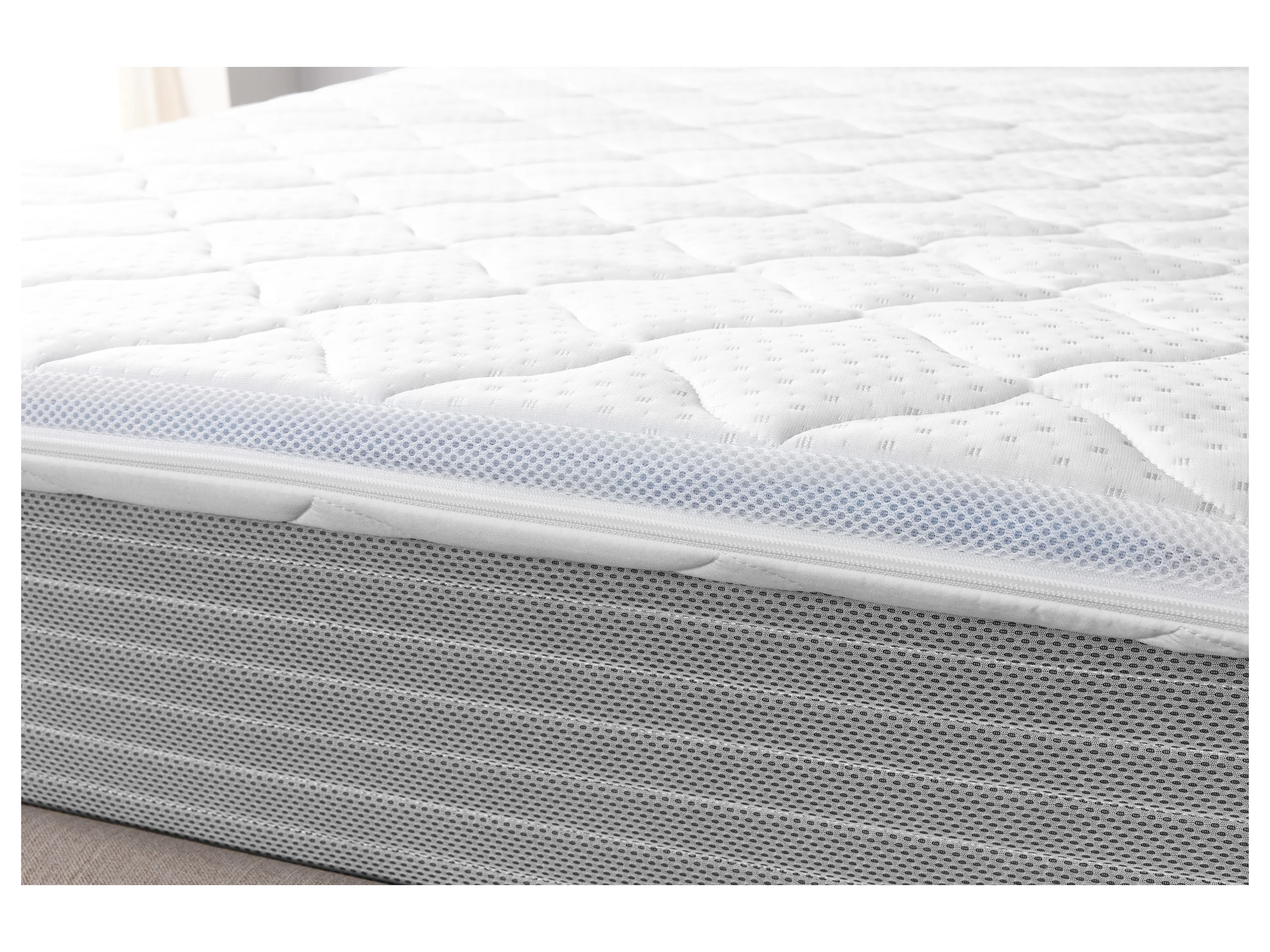 LIVARNO HOME Gelschaum-Matratzentopper, 140 x 200 cm, Anti-Rutsch-Effekt – Bild 4 von 4