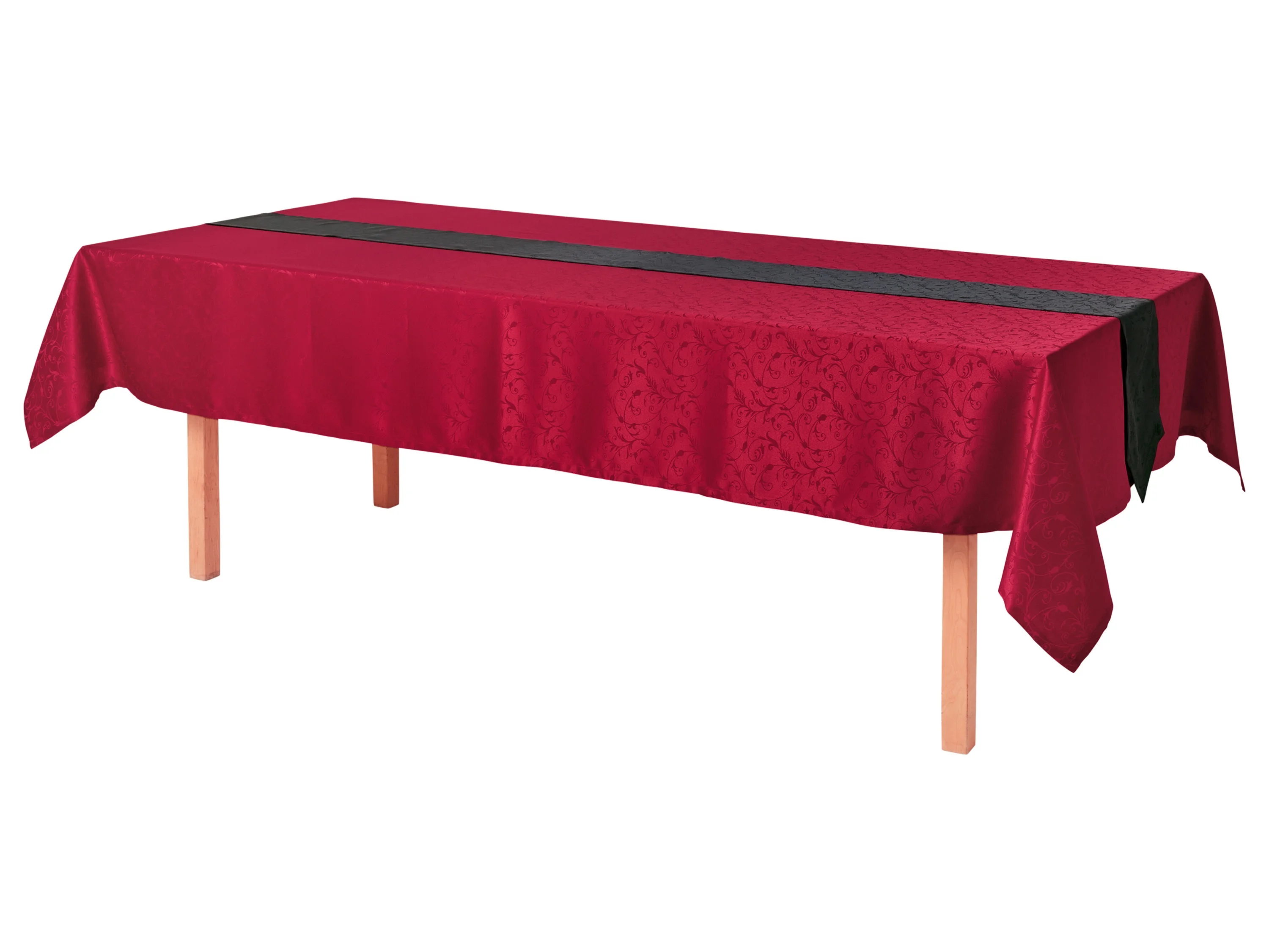 LIVARNO HOME Jacquard-Tischdeckenset (Eckig, Rot) – Bild 2 von 4