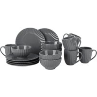 LIVARNO HOME Kombiservice 18 tlg. Set (Grau)