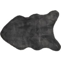 LIVARNO HOME Kunstfellteppich langflor, 60x90cm PAN (grau)
