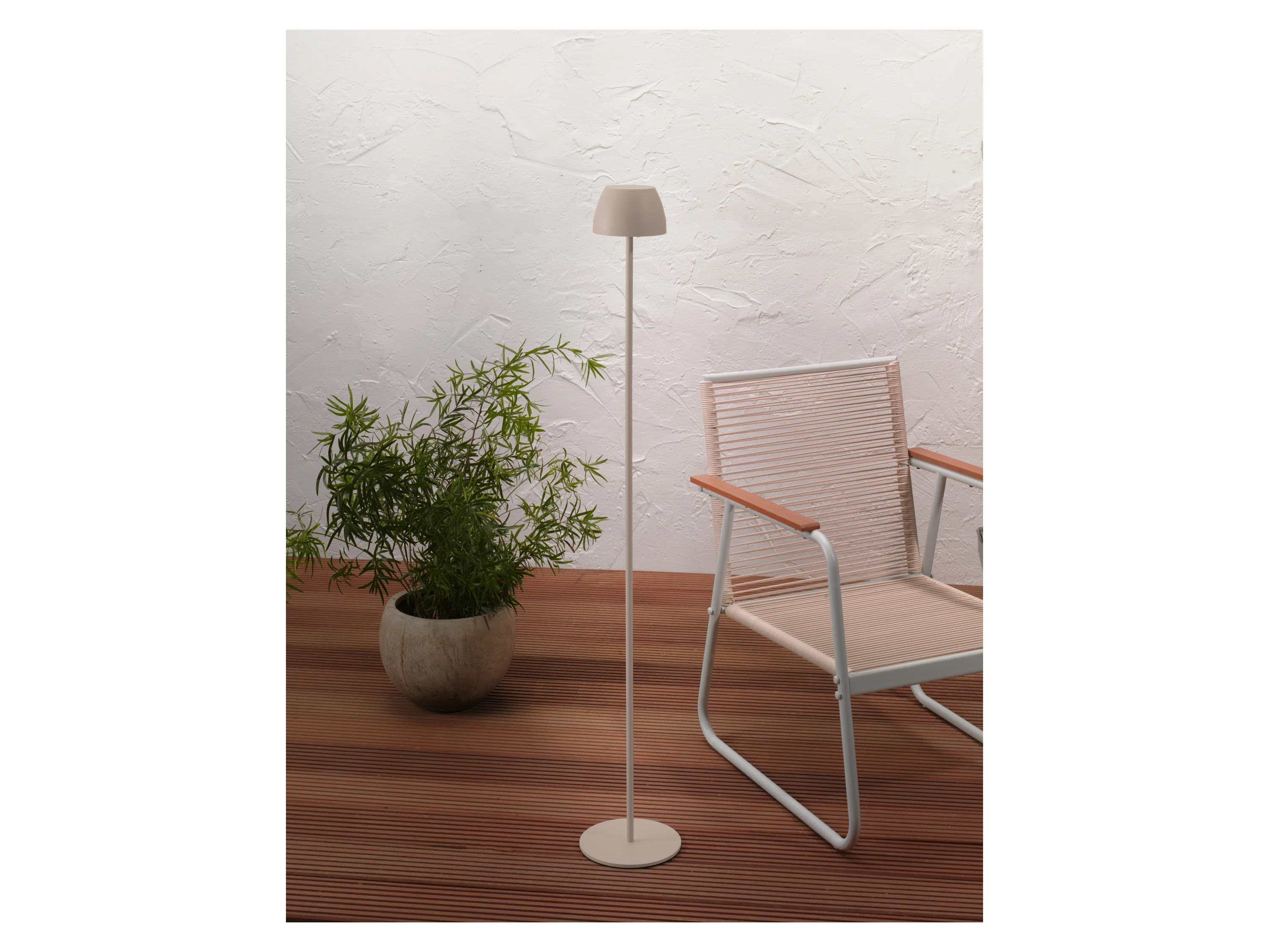 LIVARNO HOME LED-Akku-Stehleuchte, USB und Touch-Dimmer (glatt) – Bild 2 von 4