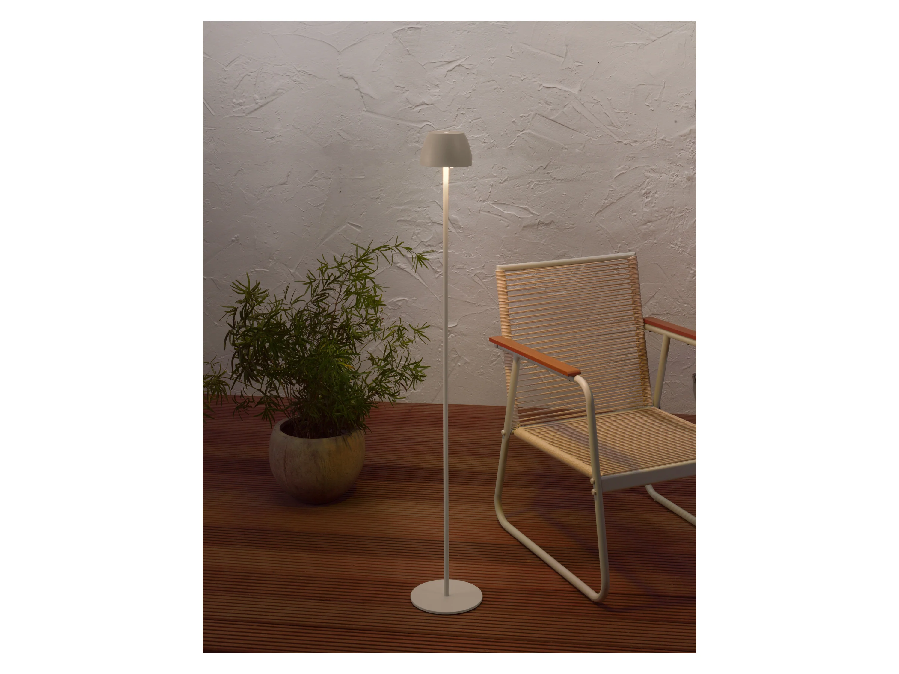 LIVARNO HOME LED-Akku-Stehleuchte, USB und Touch-Dimmer (glatt) – Bild 3 von 4