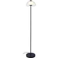 LIVARNO HOME LED-Stehleuchte, Lampenschirm aus hochwertigem Glas (Transparent)