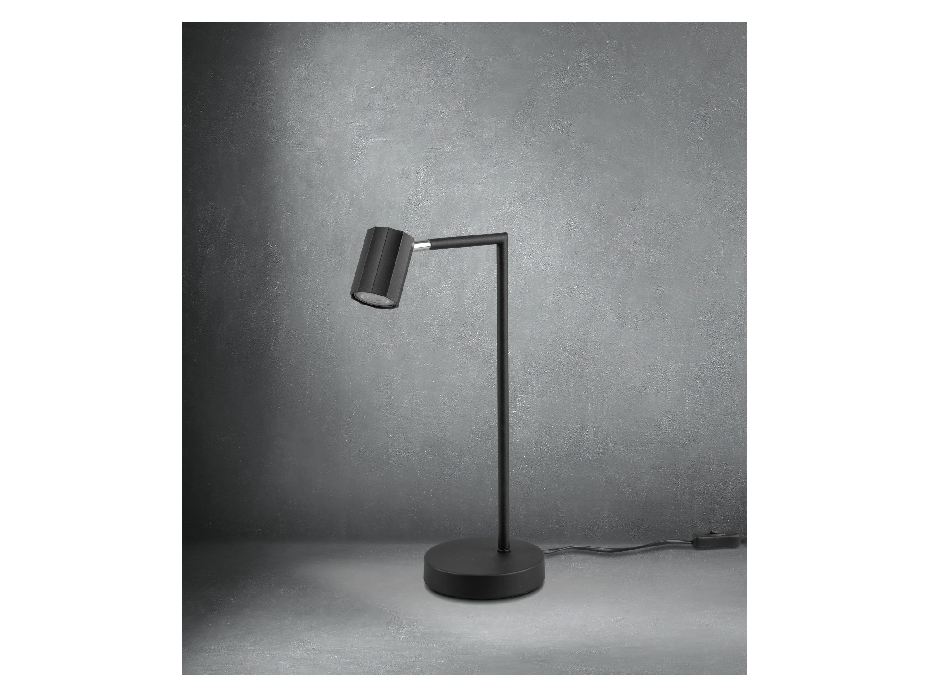 LIVARNO HOME LED-Tischleuchte, mit neig- und schwenkbarem Kopf (Schwarz) – Bild 2 von 4