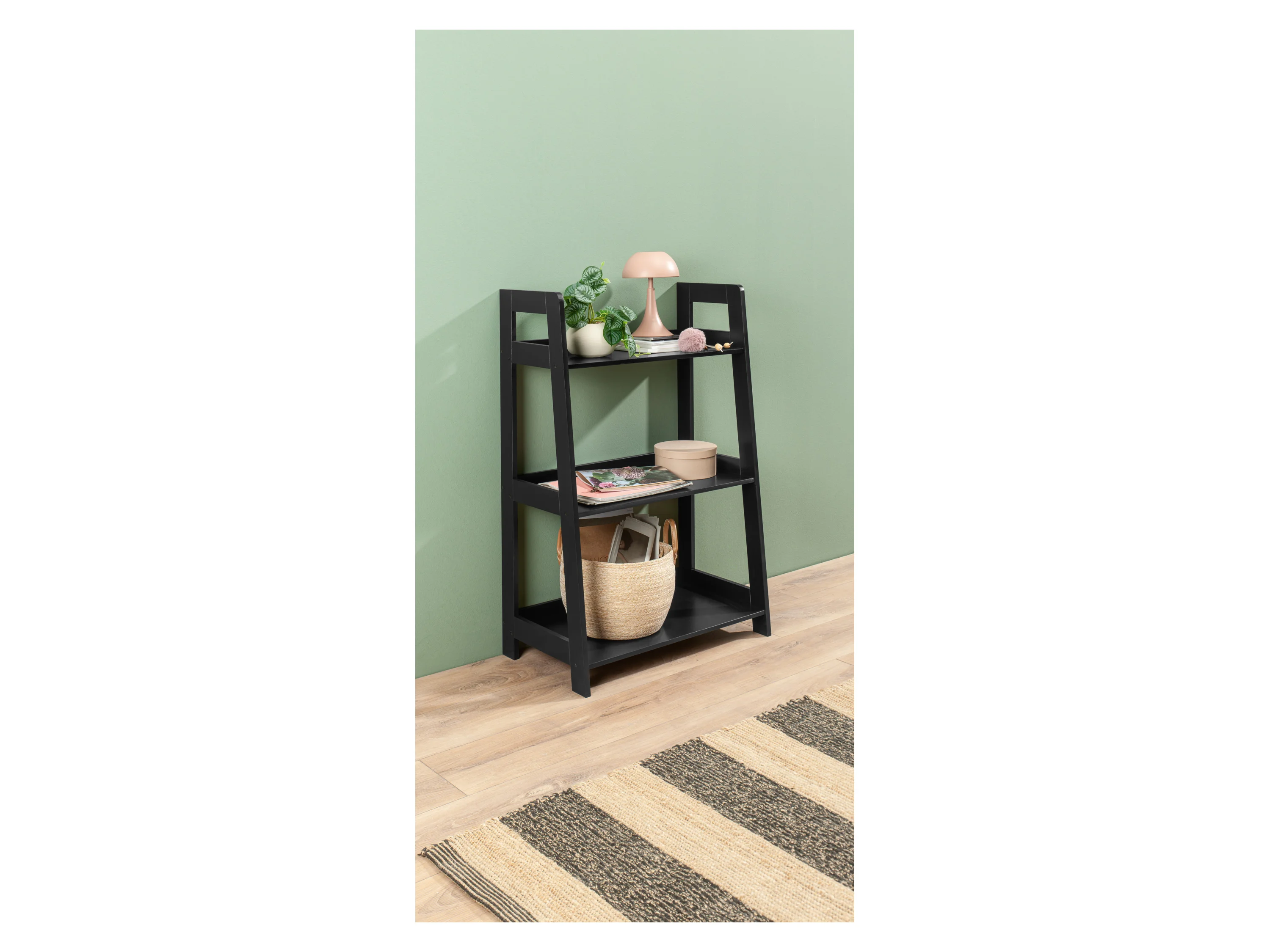 LIVARNO HOME Regal, mit drei Regalböden – Bild 2 von 3