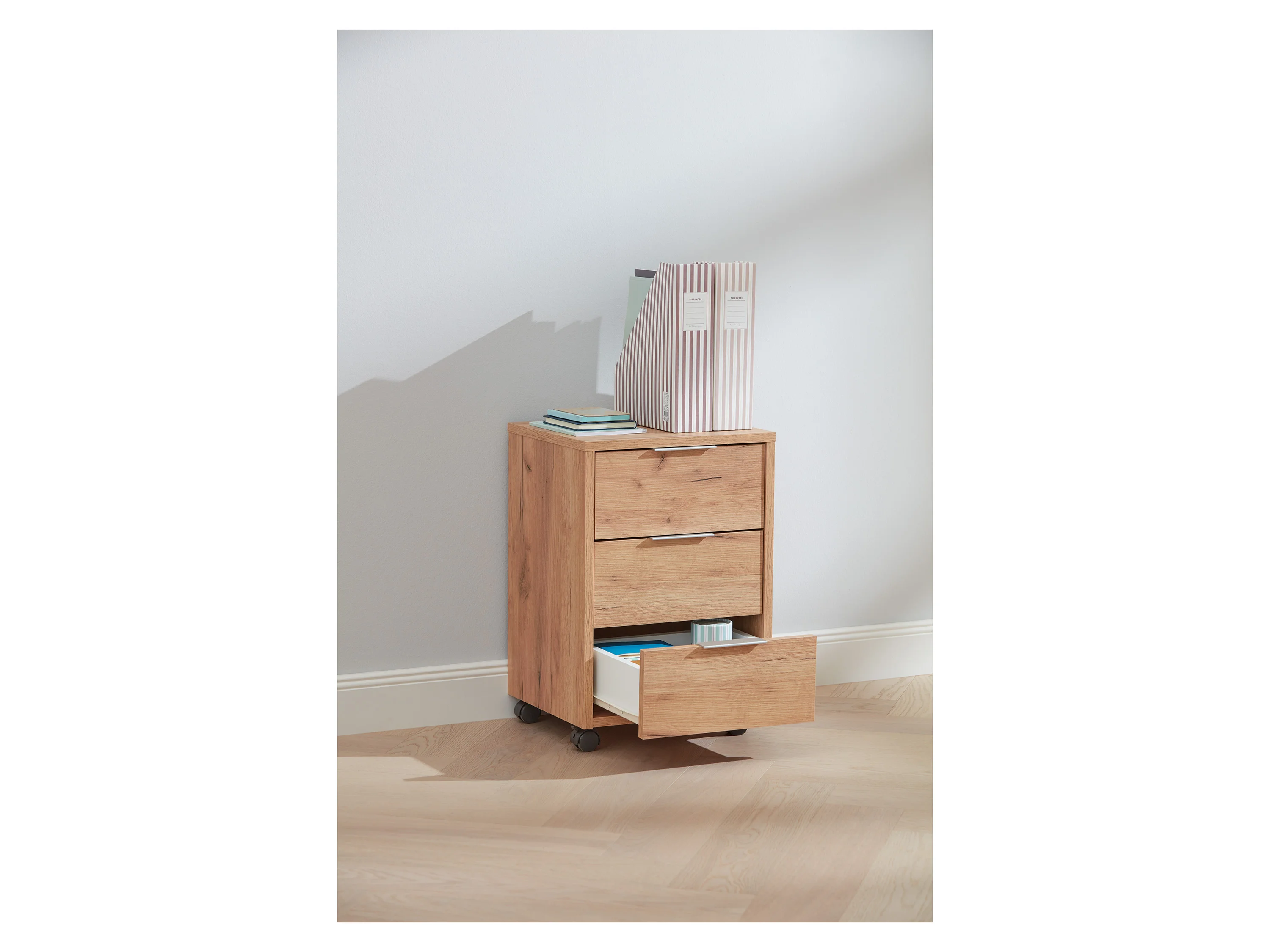 LIVARNO HOME Rollcontainer »Verona«, in hochwertiger Wotan-Eiche-Nachbildung – Bild 2 von 4