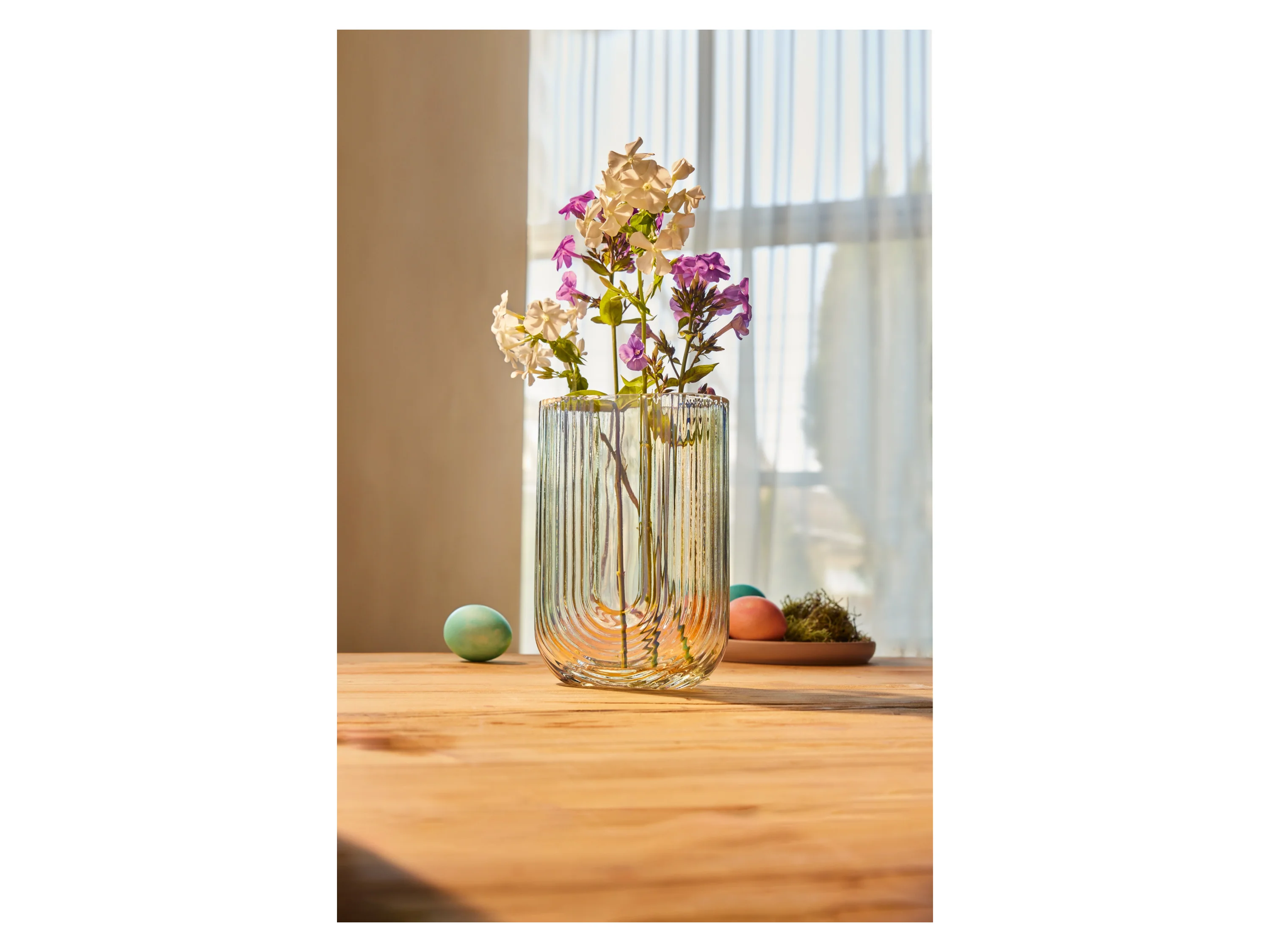 LIVARNO HOME Vase irisierend (Oval) – Bild 2 von 2