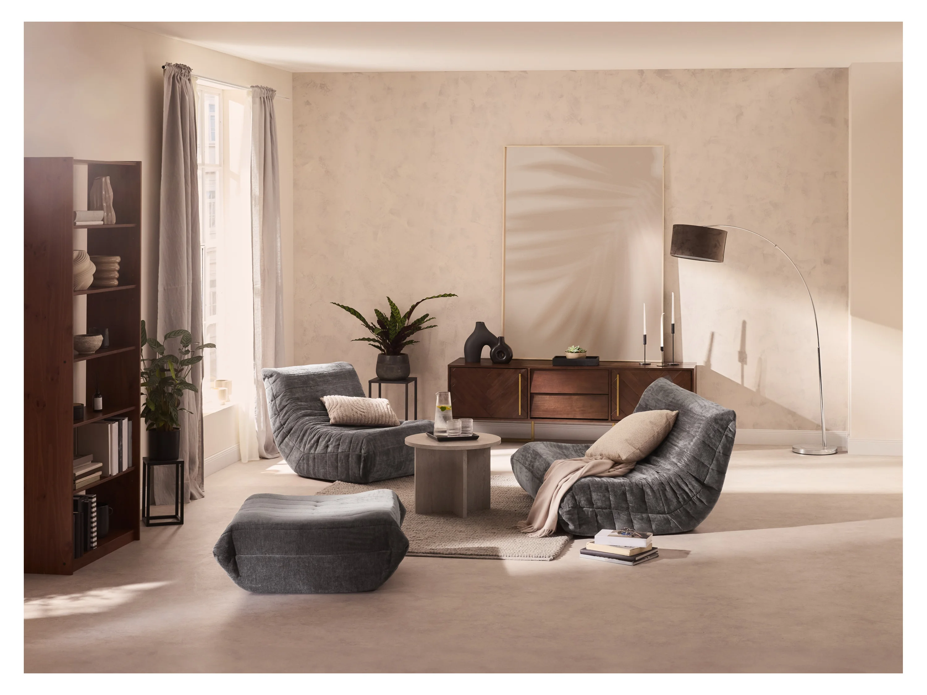 LIVARNO® Indoor-Loungehocker – Bild 2 von 4
