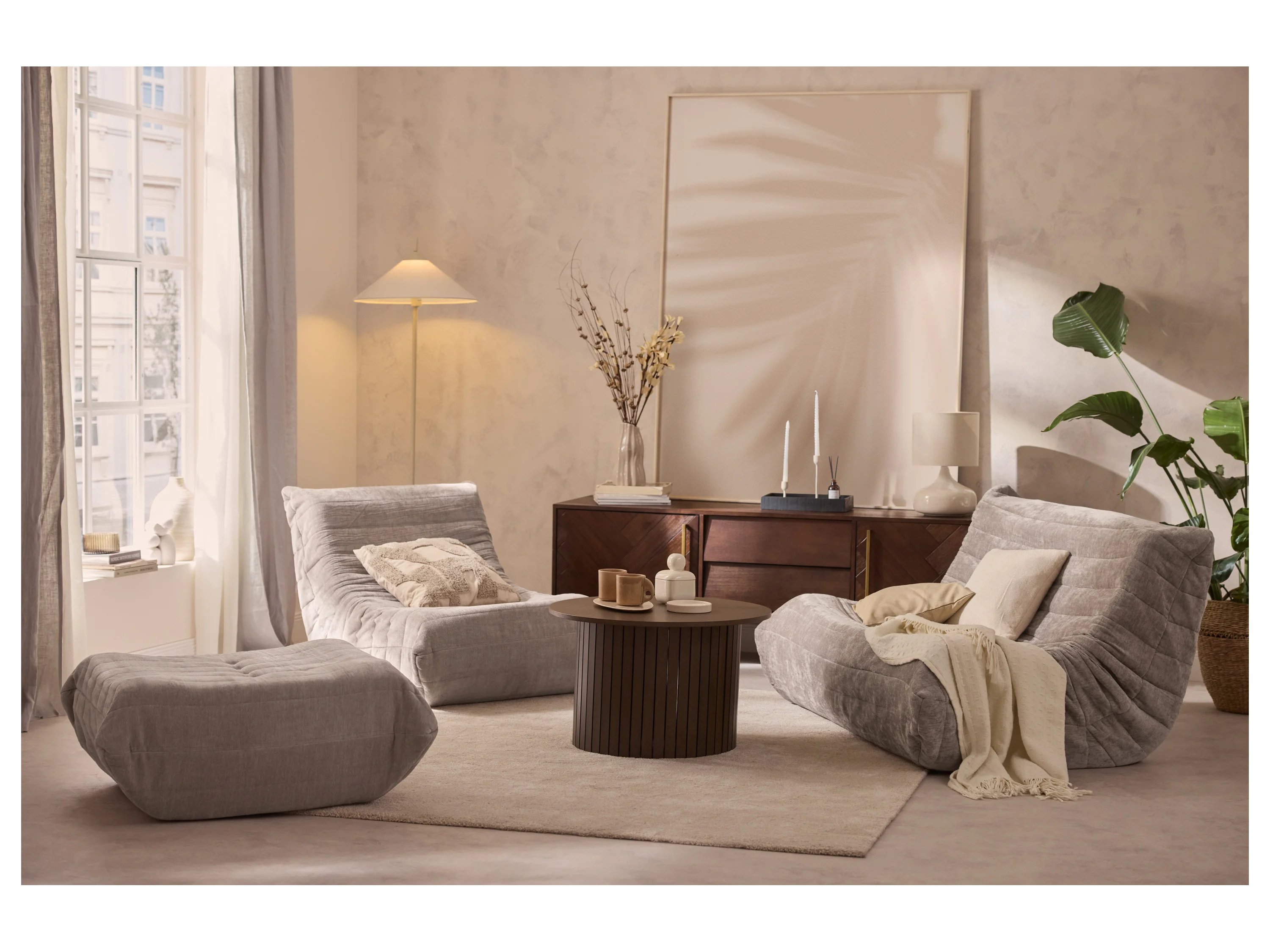 LIVARNO® Indoor-Loungehocker – Bild 2 von 4