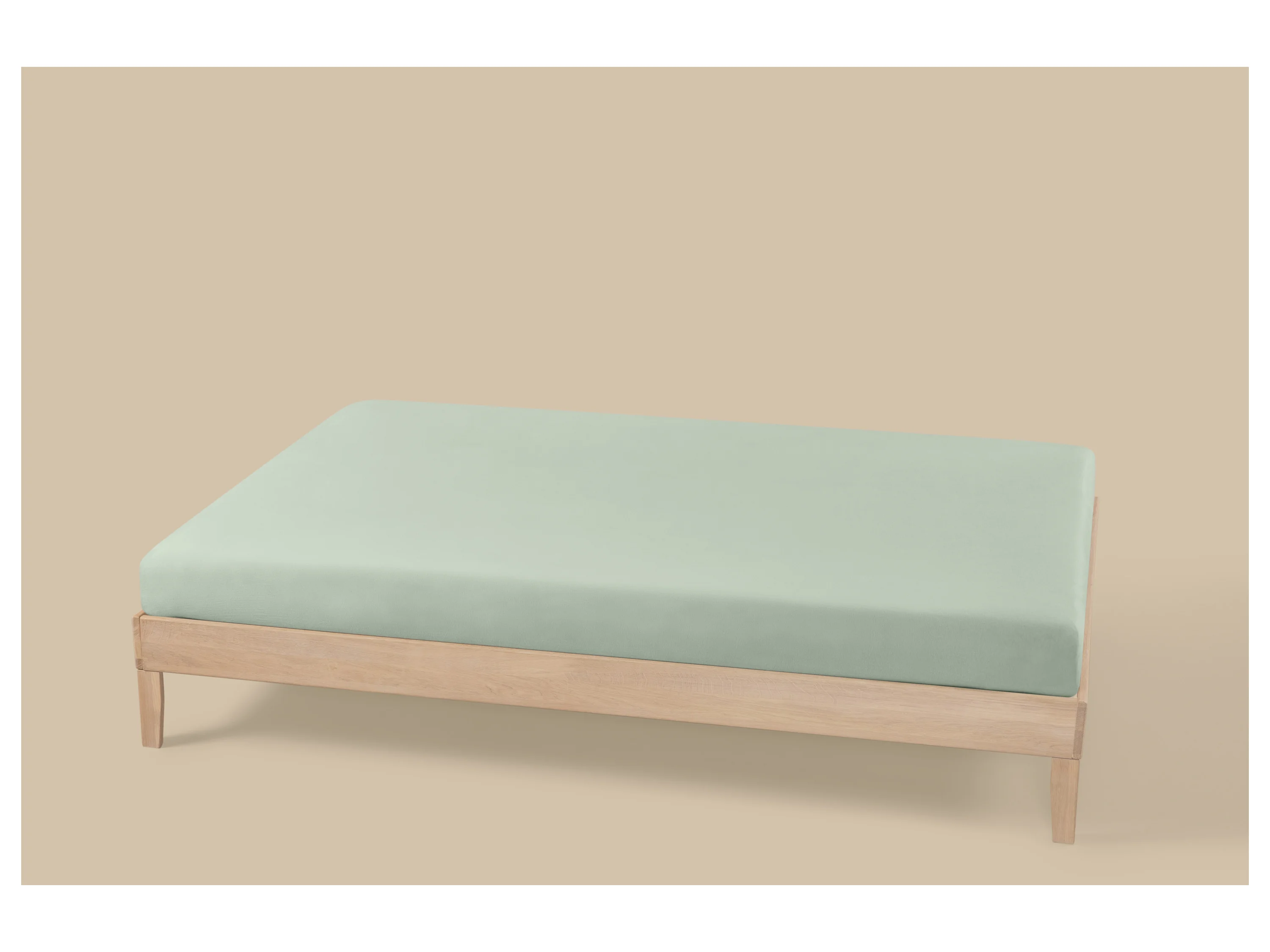 LIVARNO® Jersey-Spannbettlaken, 140-160 x 200 cm (Grün) – Bild 2 von 2