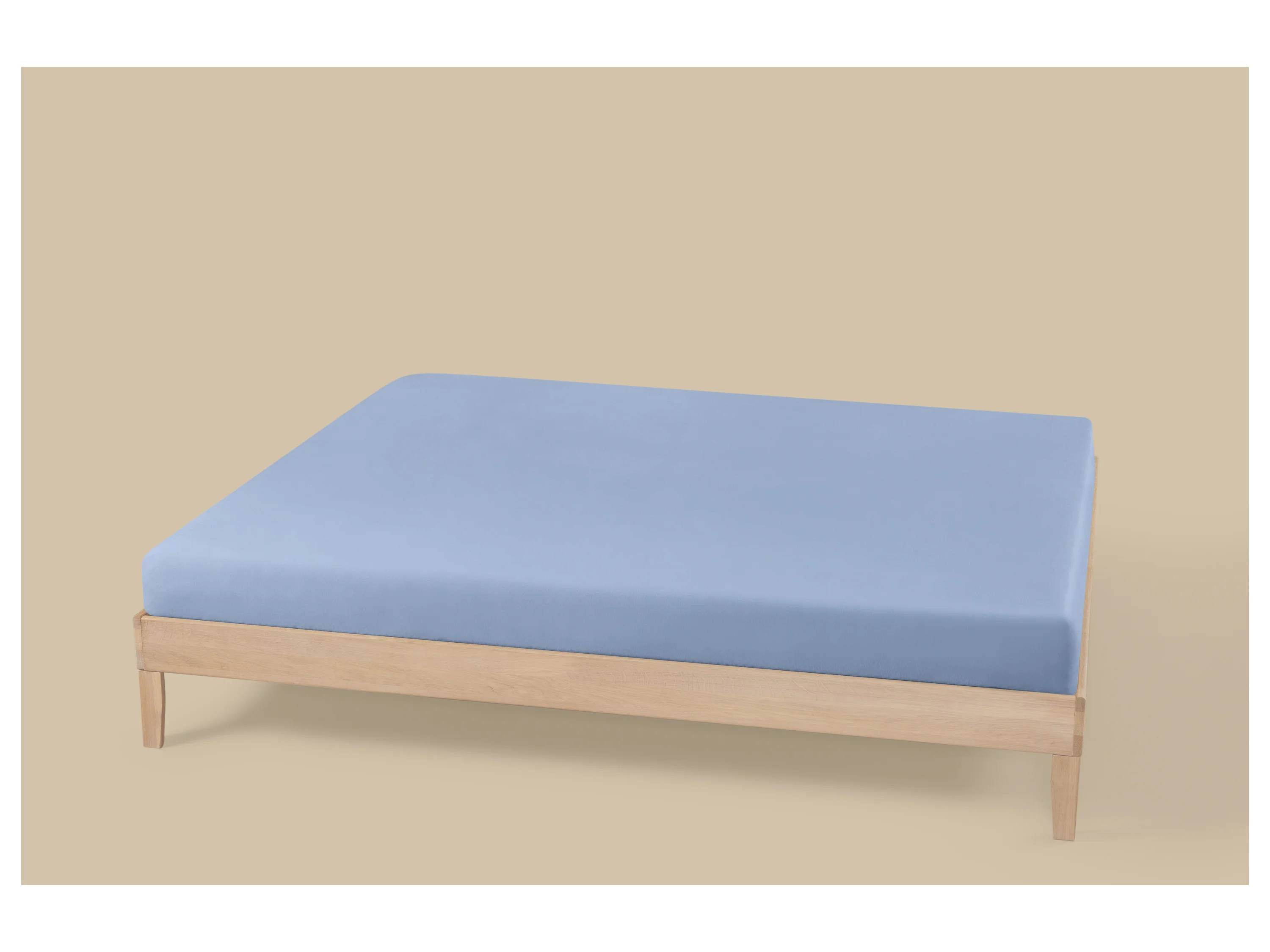LIVARNO® Jersey-Spannbettlaken, 180-200 x 200 cm (Blau) – Bild 2 von 2