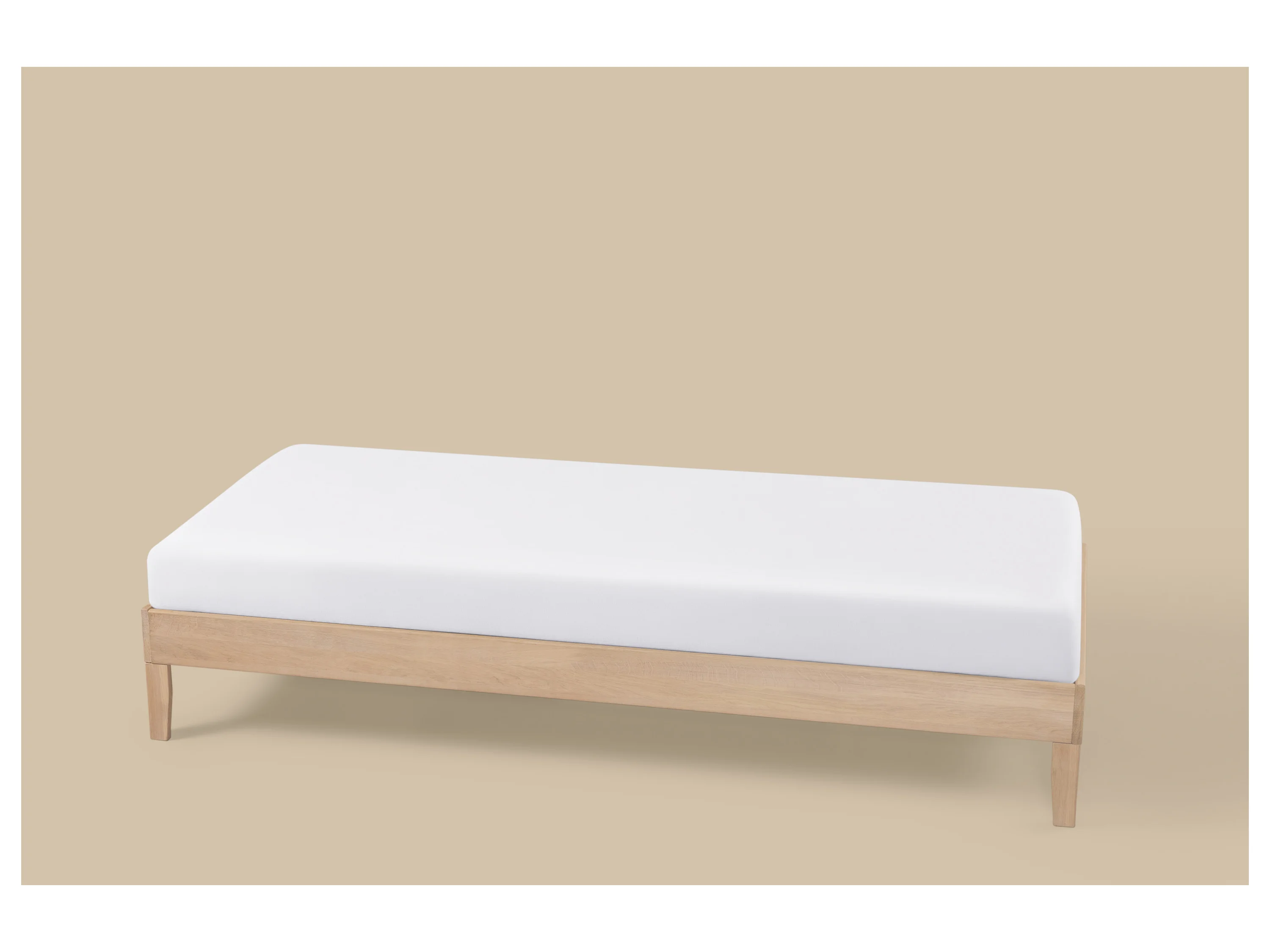 LIVARNO® Jersey-Spannbettlaken, 90-100 x 200 cm (Weiß) – Bild 2 von 4