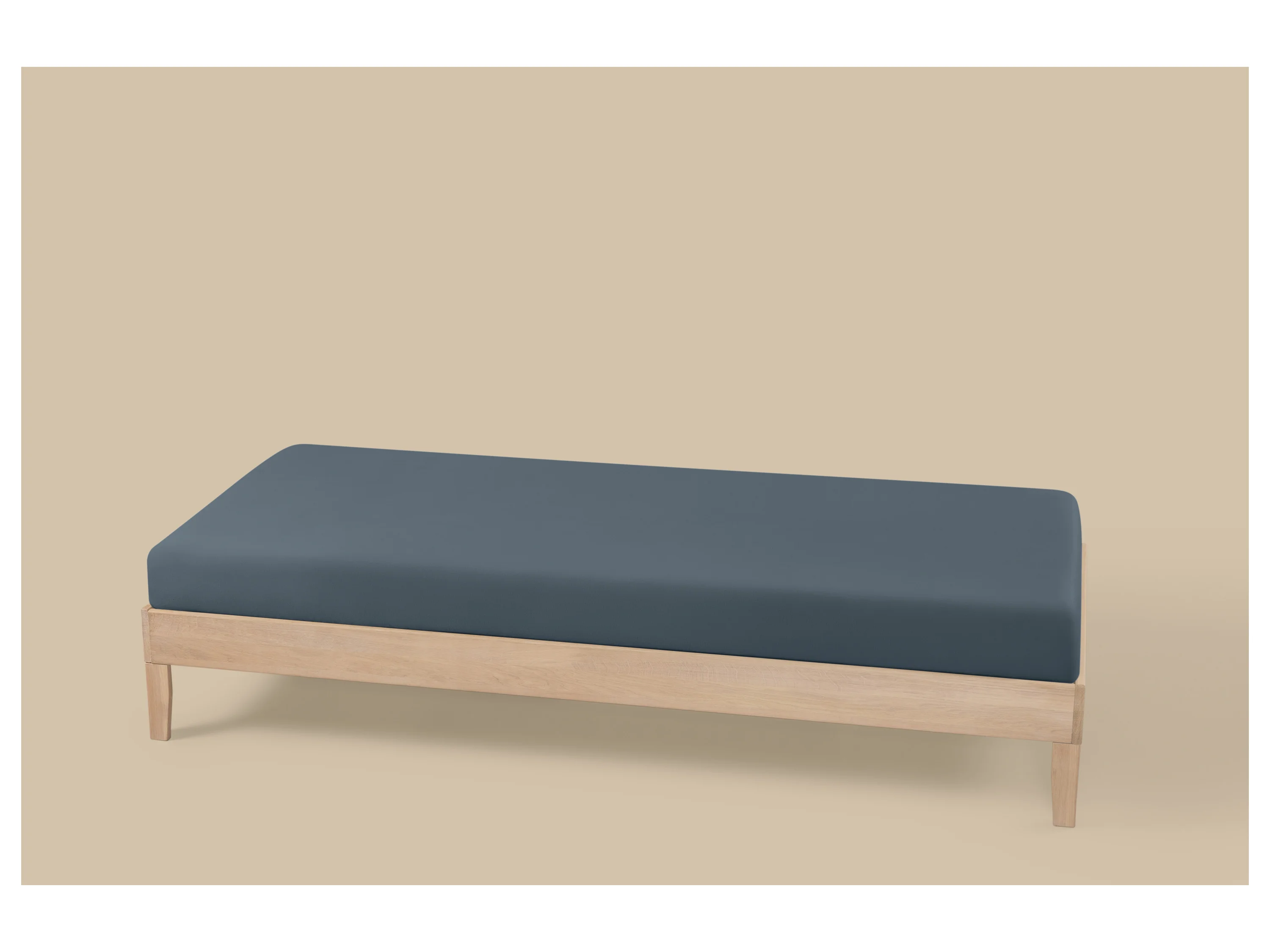 LIVARNO® Jersey-Spannbettlaken, 90-100 x 200 cm (Blau) – Bild 2 von 3