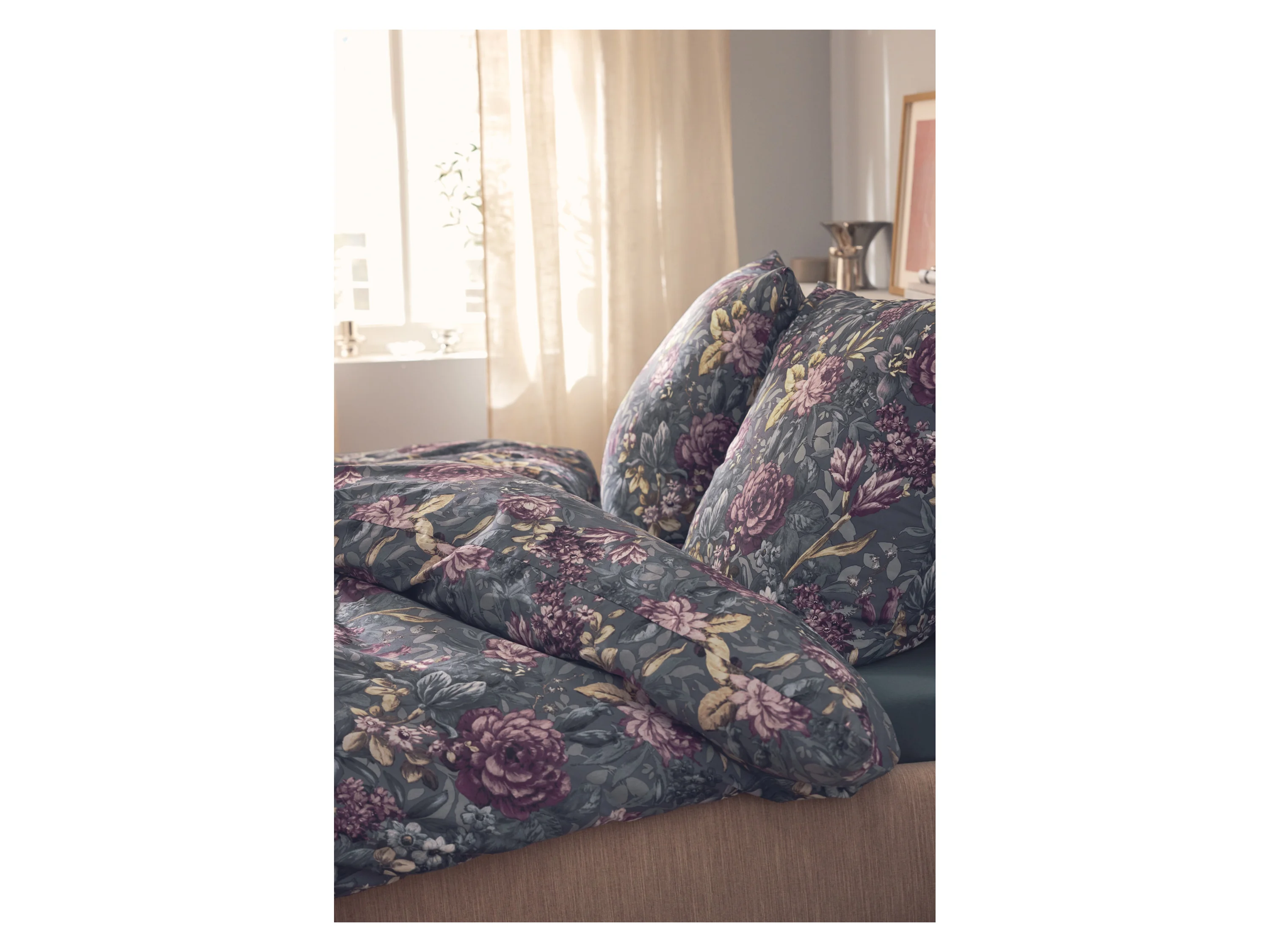 LIVARNO® Jersey-Spannbettlaken, 90-100 x 200 cm (Blau) – Bild 3 von 3