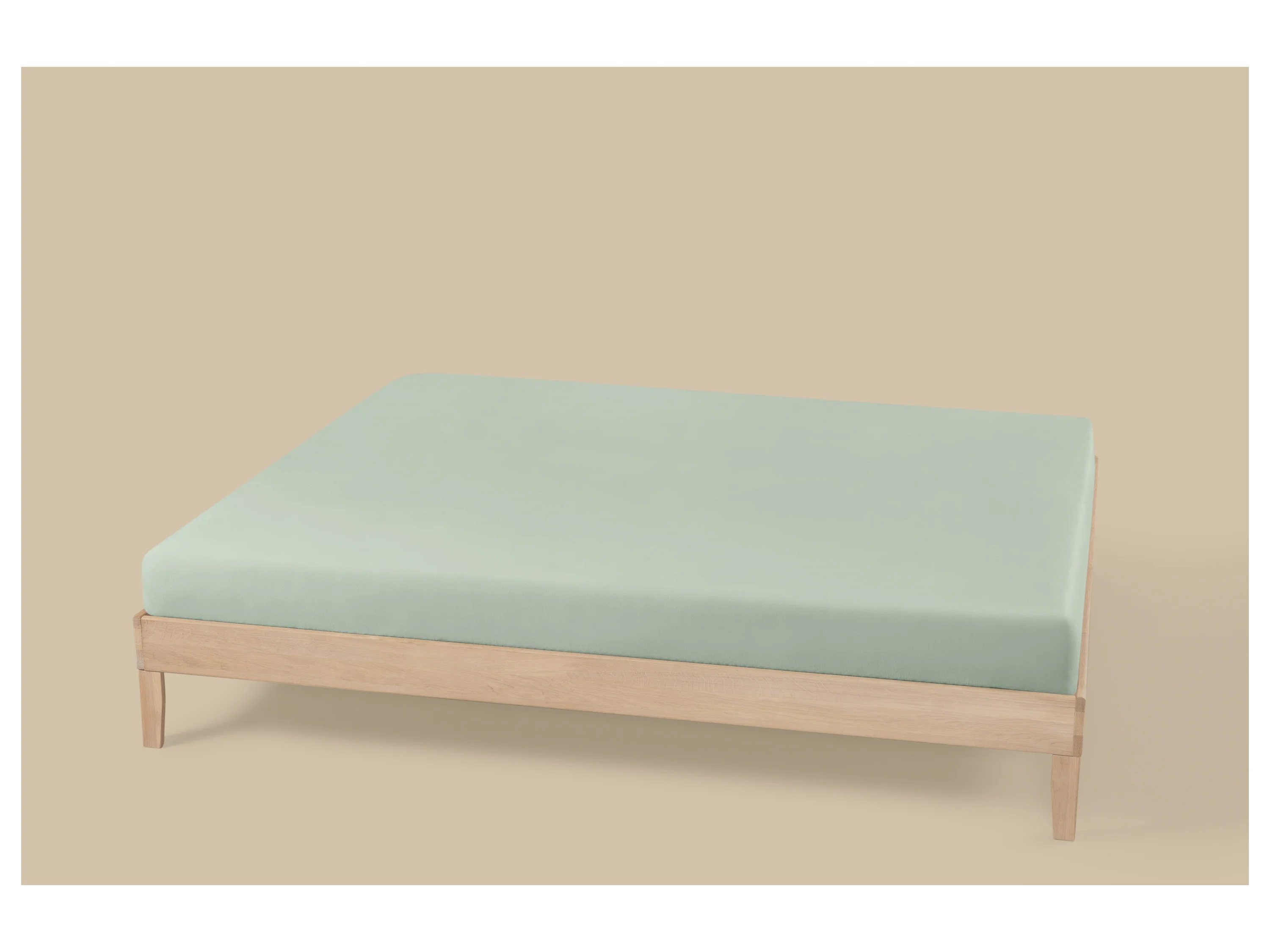 LIVARNO® Jersey-Spannbettlaken, 180-200 x 200 cm (Grün) – Bild 2 von 2