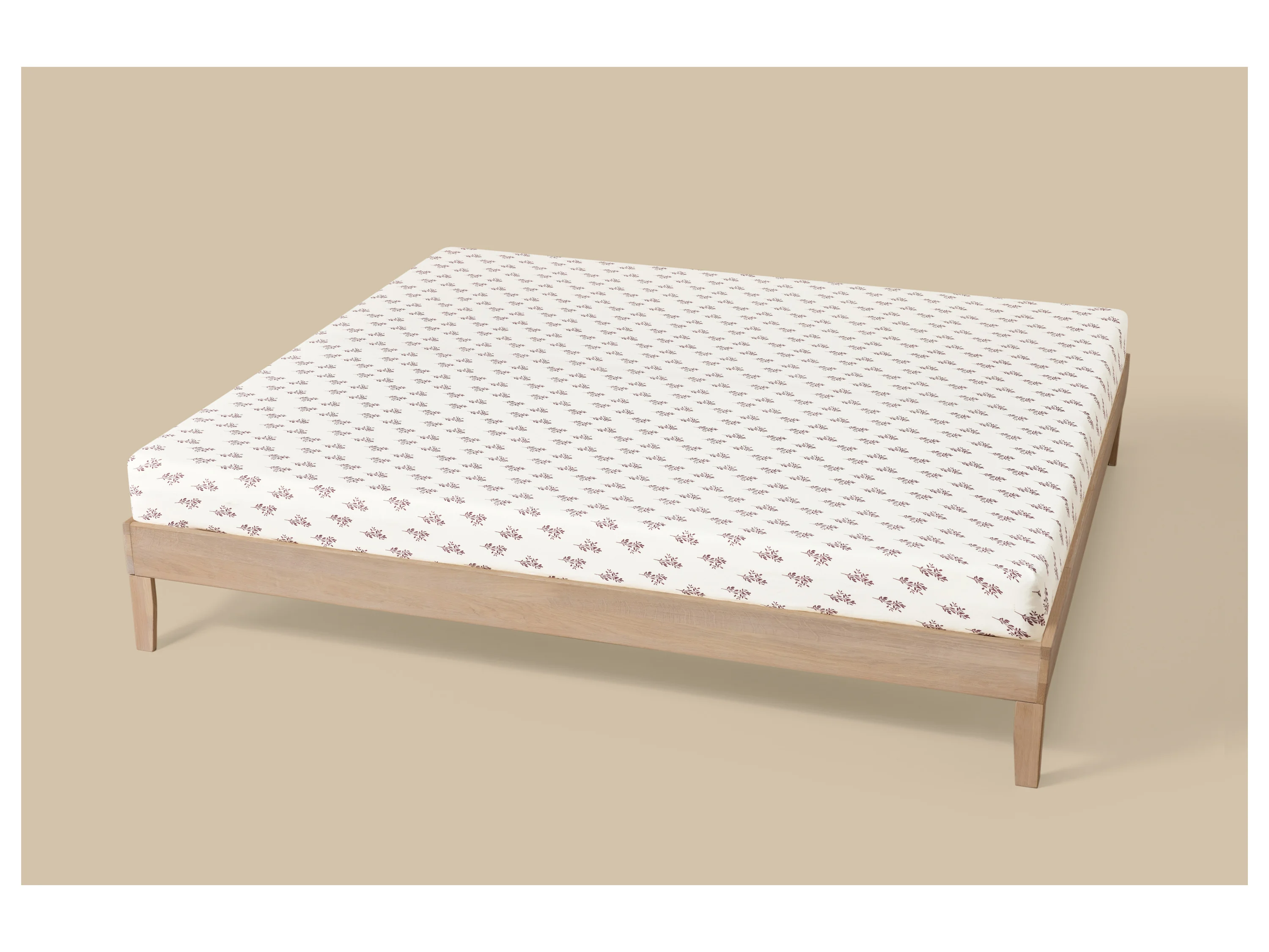 LIVARNO® Jersey-Spannbettlaken, 180-200 x 200 cm (Zweige) – Bild 2 von 2