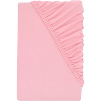 LIVARNO® Jersey-Spannbettlaken, 140-160 x 200 cm (Rosa)