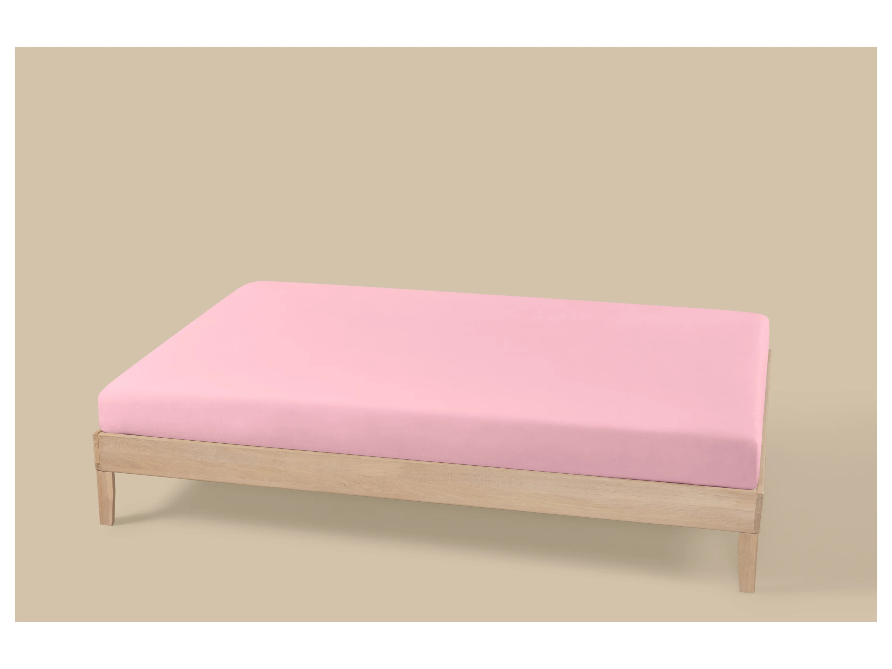 LIVARNO® Jersey-Spannbettlaken, 140-160 x 200 cm (Rosa) – Bild 2 von 2