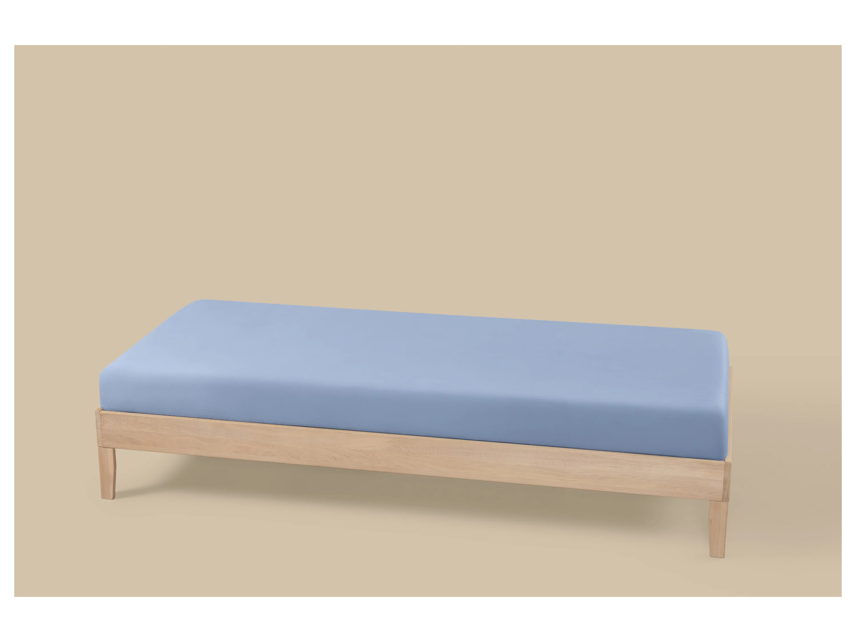 LIVARNO® Jersey-Spannbettlaken, 90-100 x 200 cm (Blau) – Bild 2 von 2