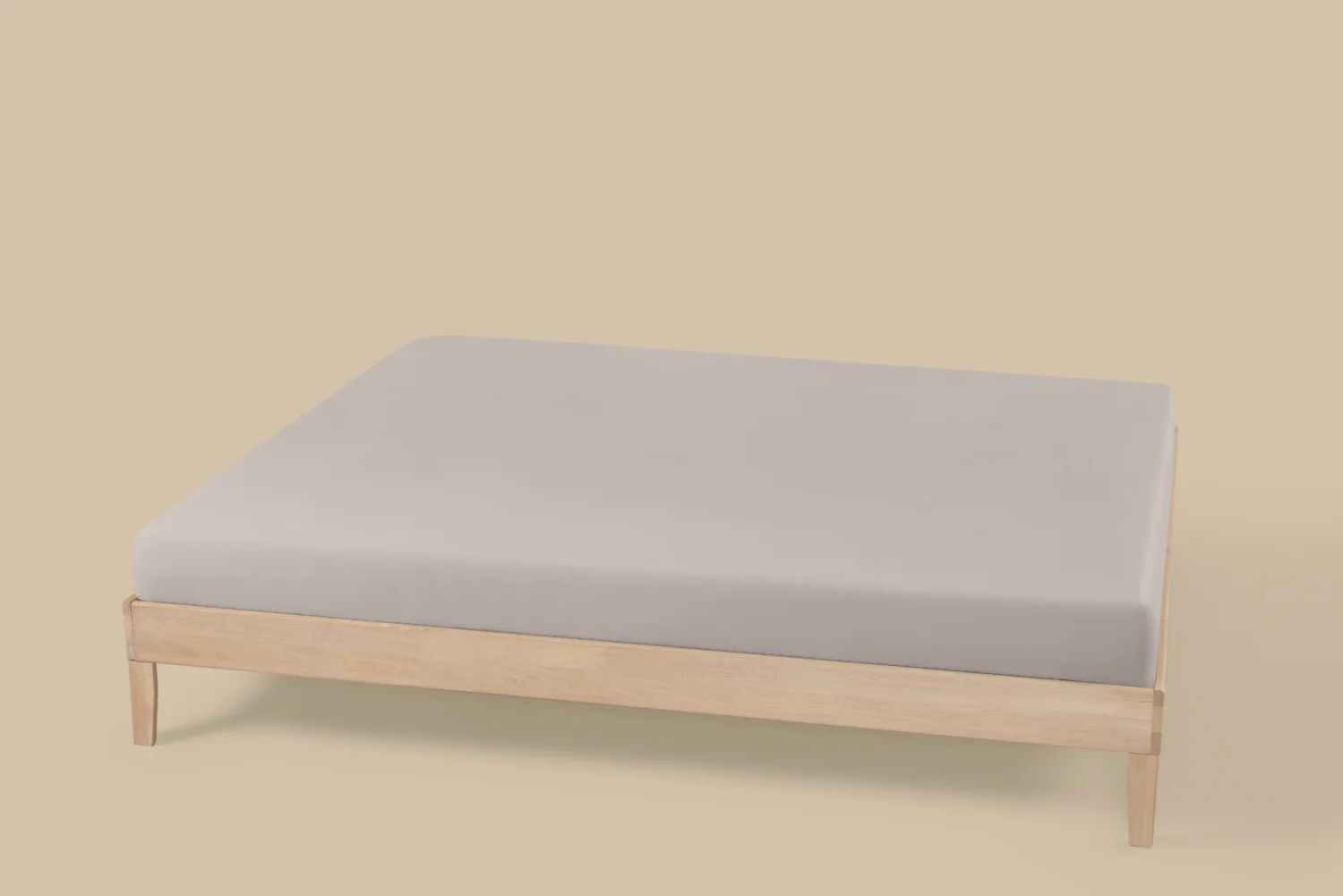 LIVARNO® Jersey-Spannbettlaken, 180-200 x 200 cm (Beige) – Bild 2 von 4