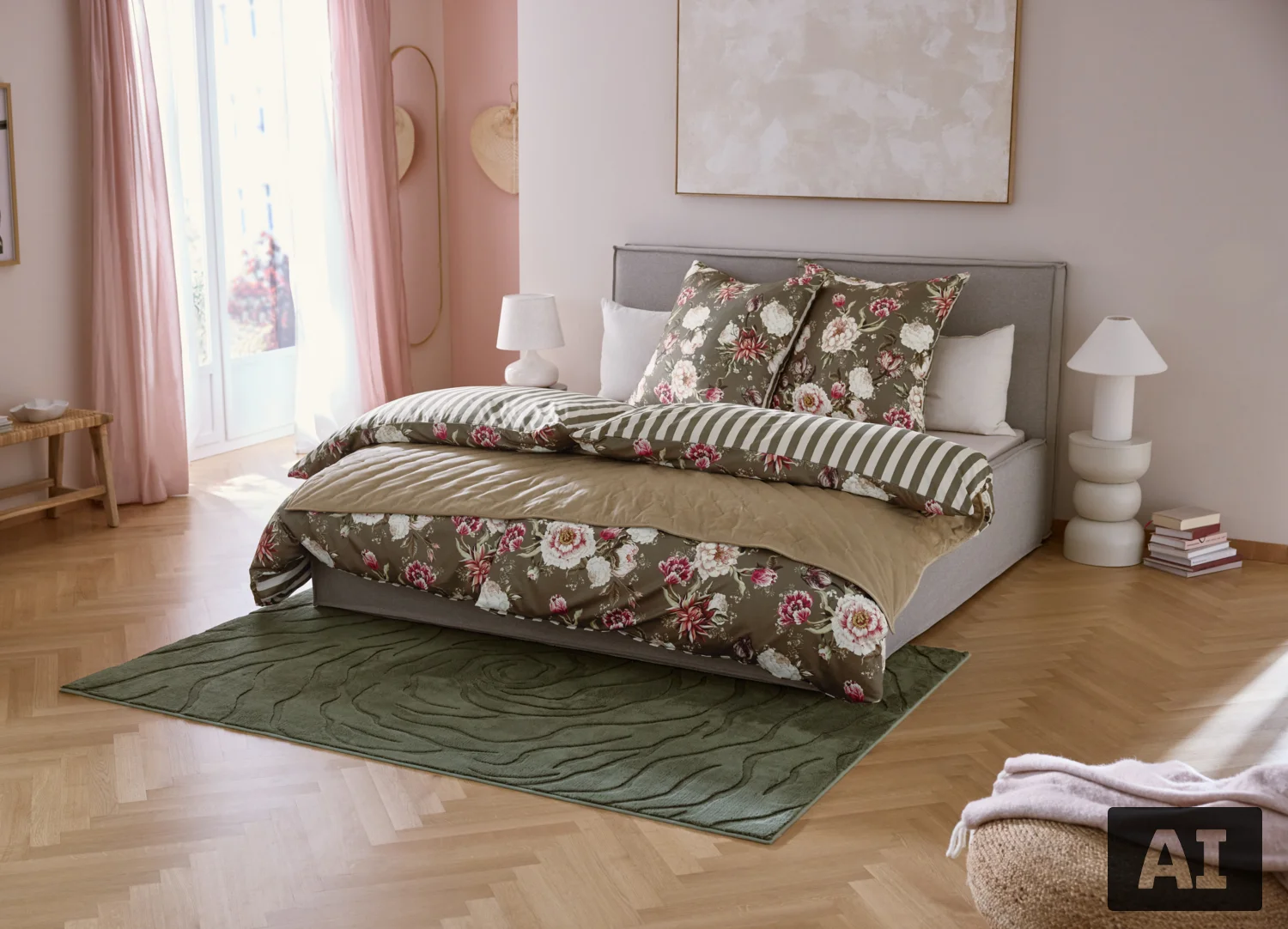 LIVARNO® Jersey-Spannbettlaken, 180-200 x 200 cm (Beige) – Bild 3 von 4